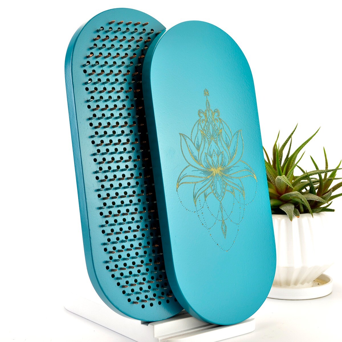 Unique Sadhu Board « Sea Lotus » Copper and Galvanized Nails 10 mm/0.4 inch