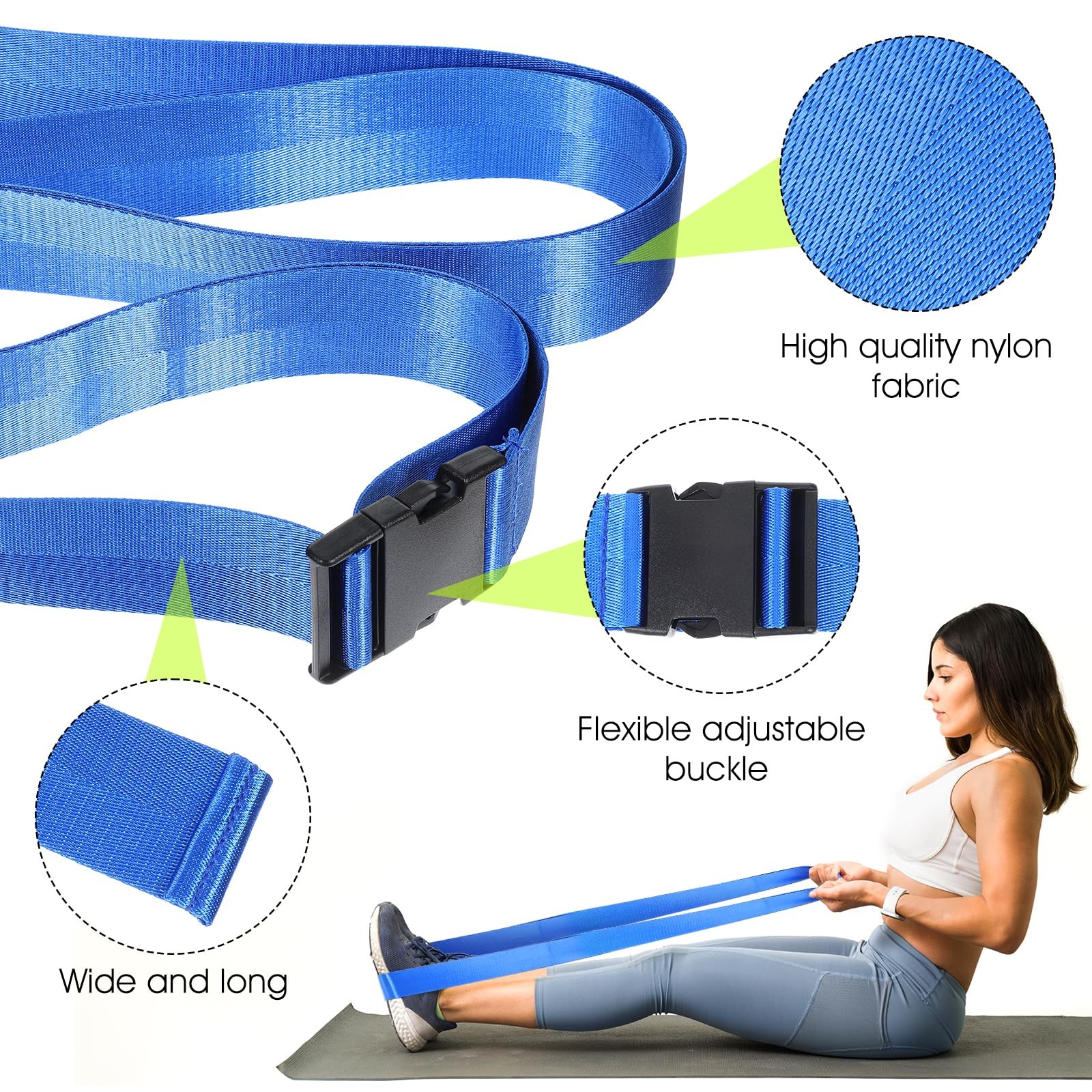Physical Therapy Strap, Extremity Mobilization Belt, Manual Traction Strap, A…
