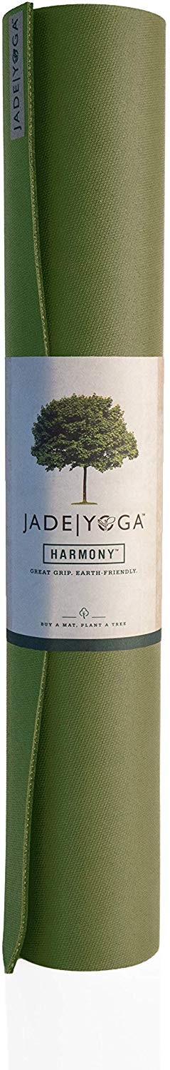 Jade Yoga 368OL Harmony Mat, Olive Green, 3/16&Prime; 24&Prime; x 68&Prime;