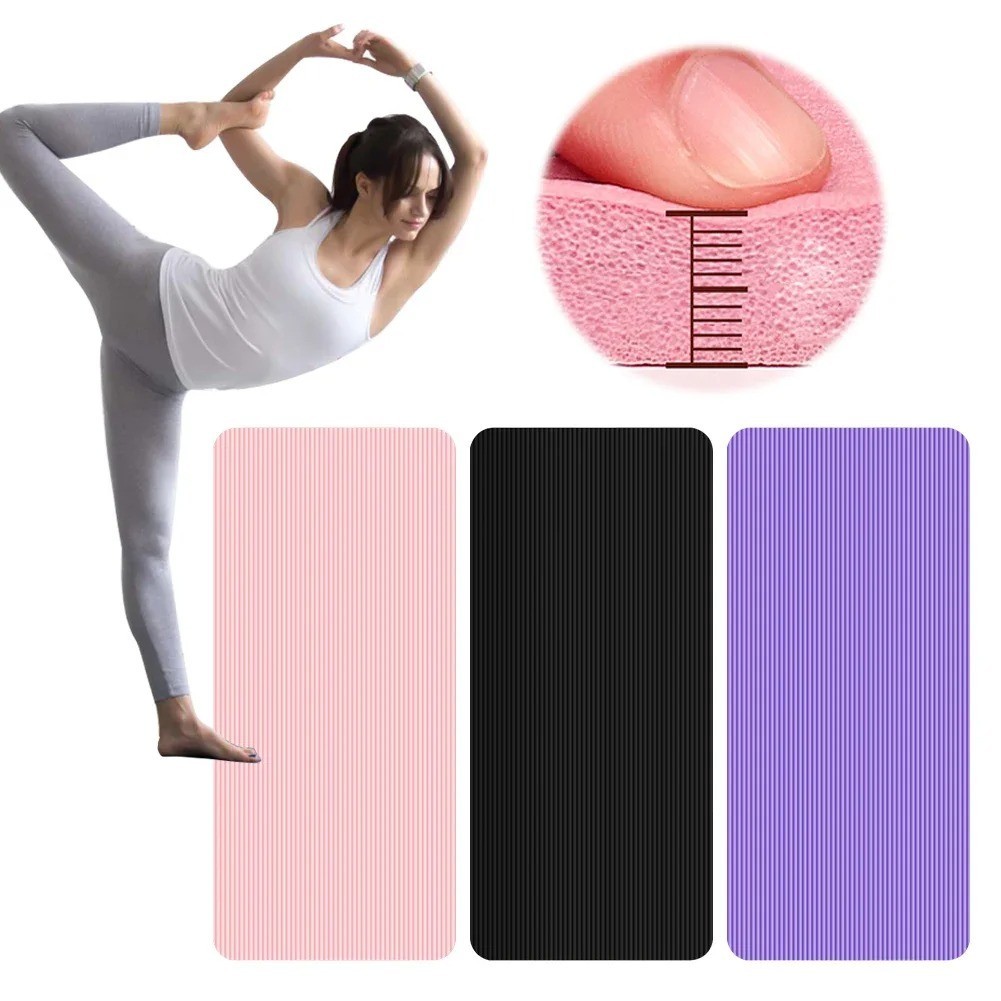 Yoga Mat Non Slip Exercise Mat Thick Solid Color Fitness Mat Yoga Workout Mat Mu