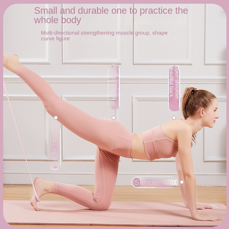 Yoga auxiliary fitness equipment women&rsquo;s open shoulder beauty back elastic belt