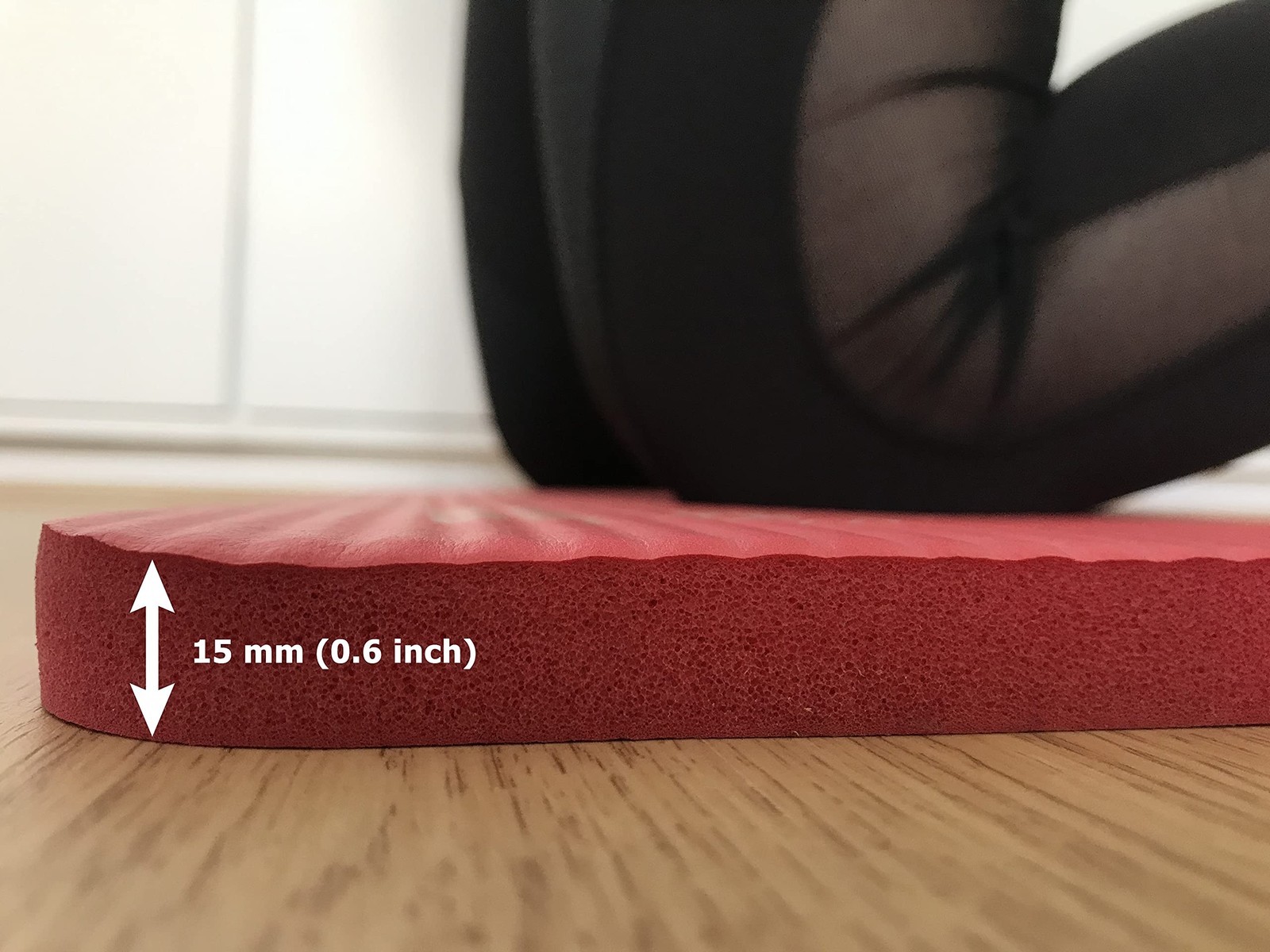 Yoga Knee Pad, 0.6 Inch Thick, Pilates, Cushion, Knees, Elbows, Forearms, 1 PC