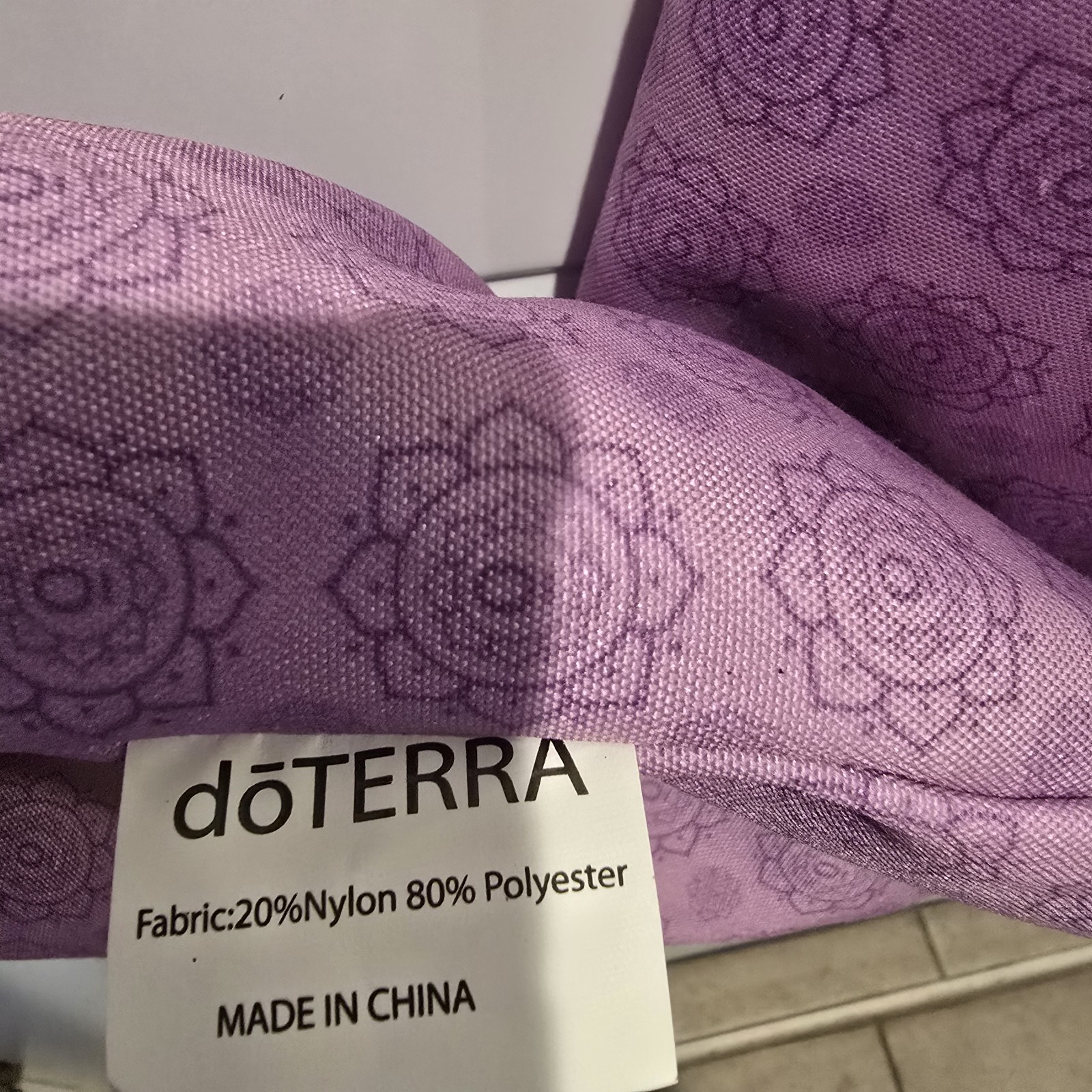 Doterra Yoga Mat Bag Grey & Purple Unused RARE. 22&Prime; By 8&Prime;