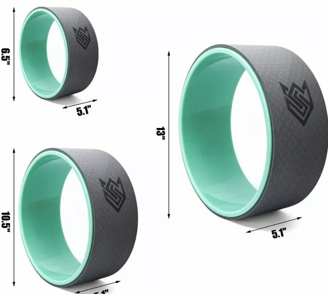 Seven Sparta Yoga Back Wheel Set 3 Pack Sizes 13Inch, 10.5Inch, & 6.5Inch