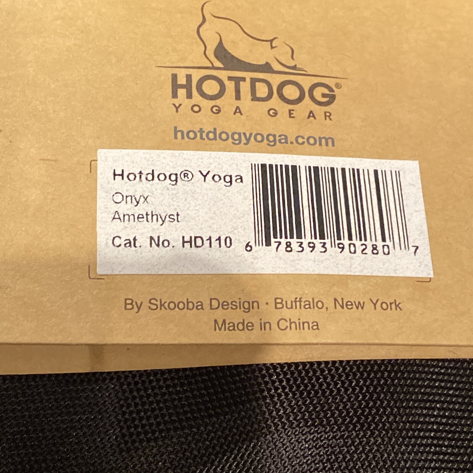 HOTDOG Yoga Gear Carrying Gym Travel LG. BAG Onyx/Aqua Heavy Nylon NICE NEW NWT
