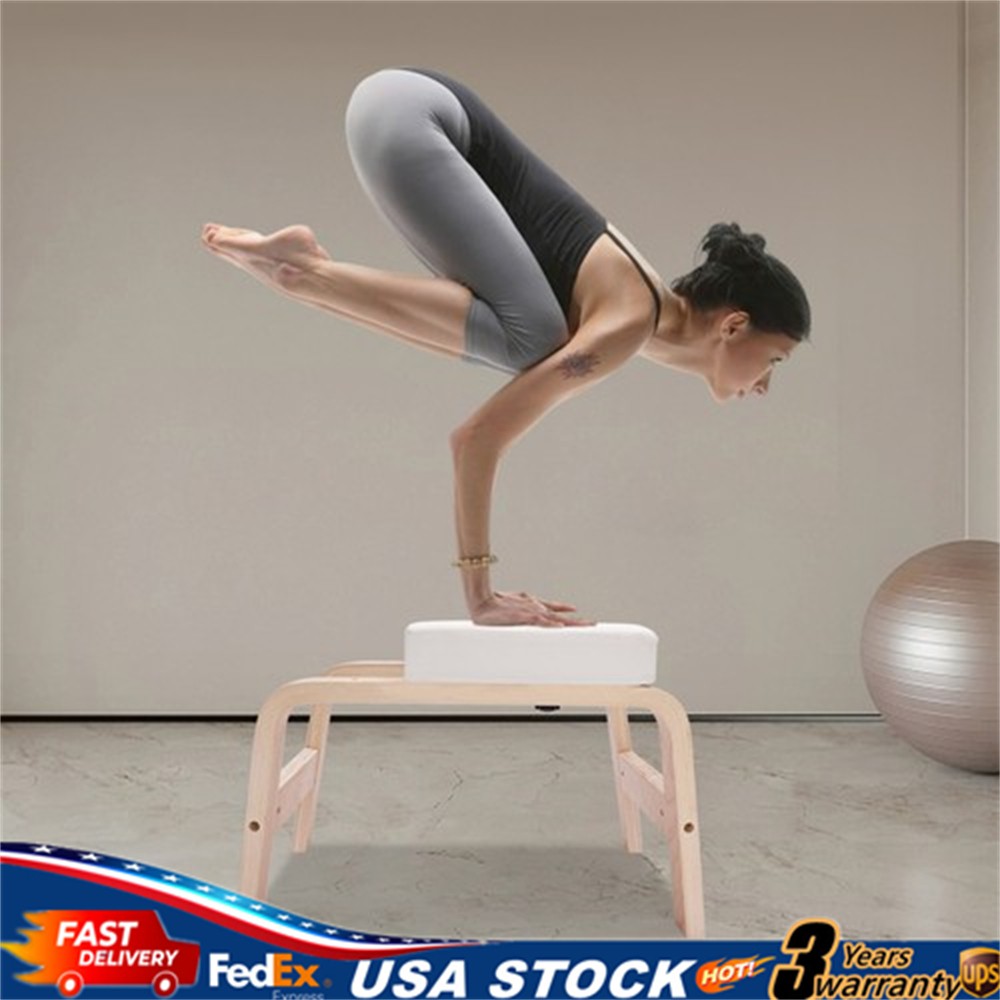 Yoga Headstand Stool Bench Stand Inversion Chair Fitness Inversion Exercise Gym