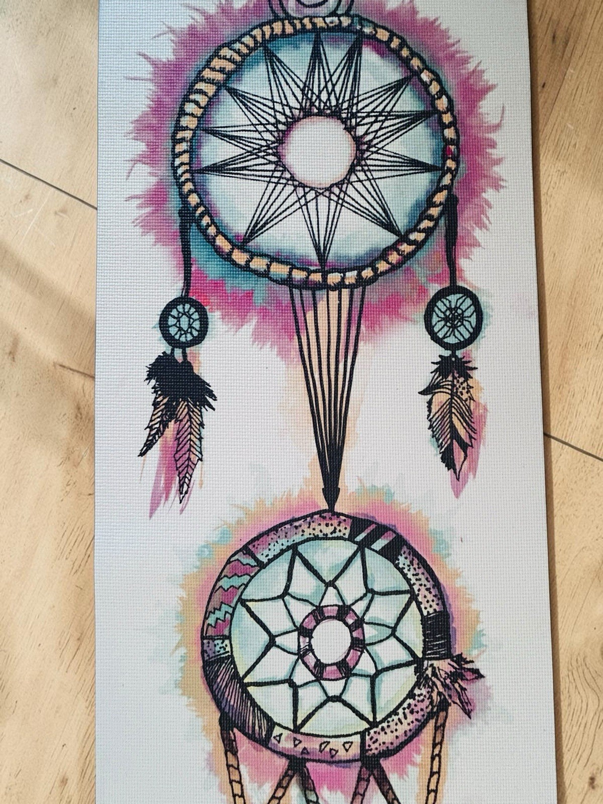 Not All Who Wander Are Lost Dreamcatcher Yoga Mat La Vie Boheme Yoga Rare HTF