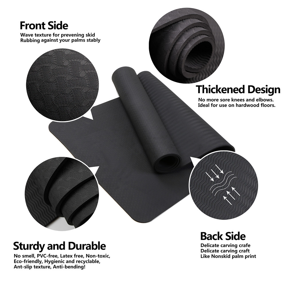 Non Slip Yoga Mat, All-Purpose Eco-Friendly Anti-Tear Exercise Yoga&Pilates Mat