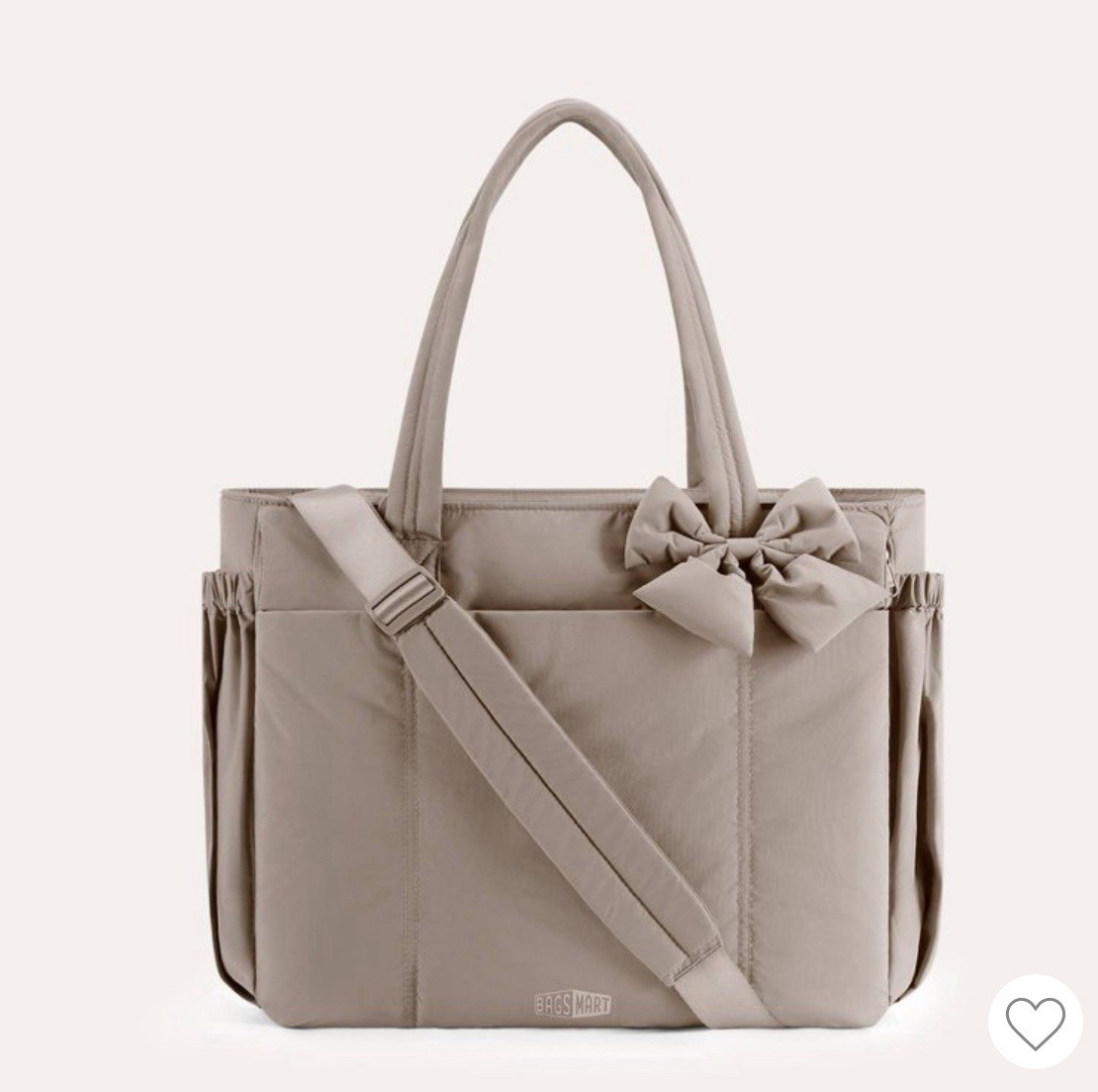 Women&rsquo;s Yoga Tote Bag With Bow Accent Nylon Material For Exercise Class