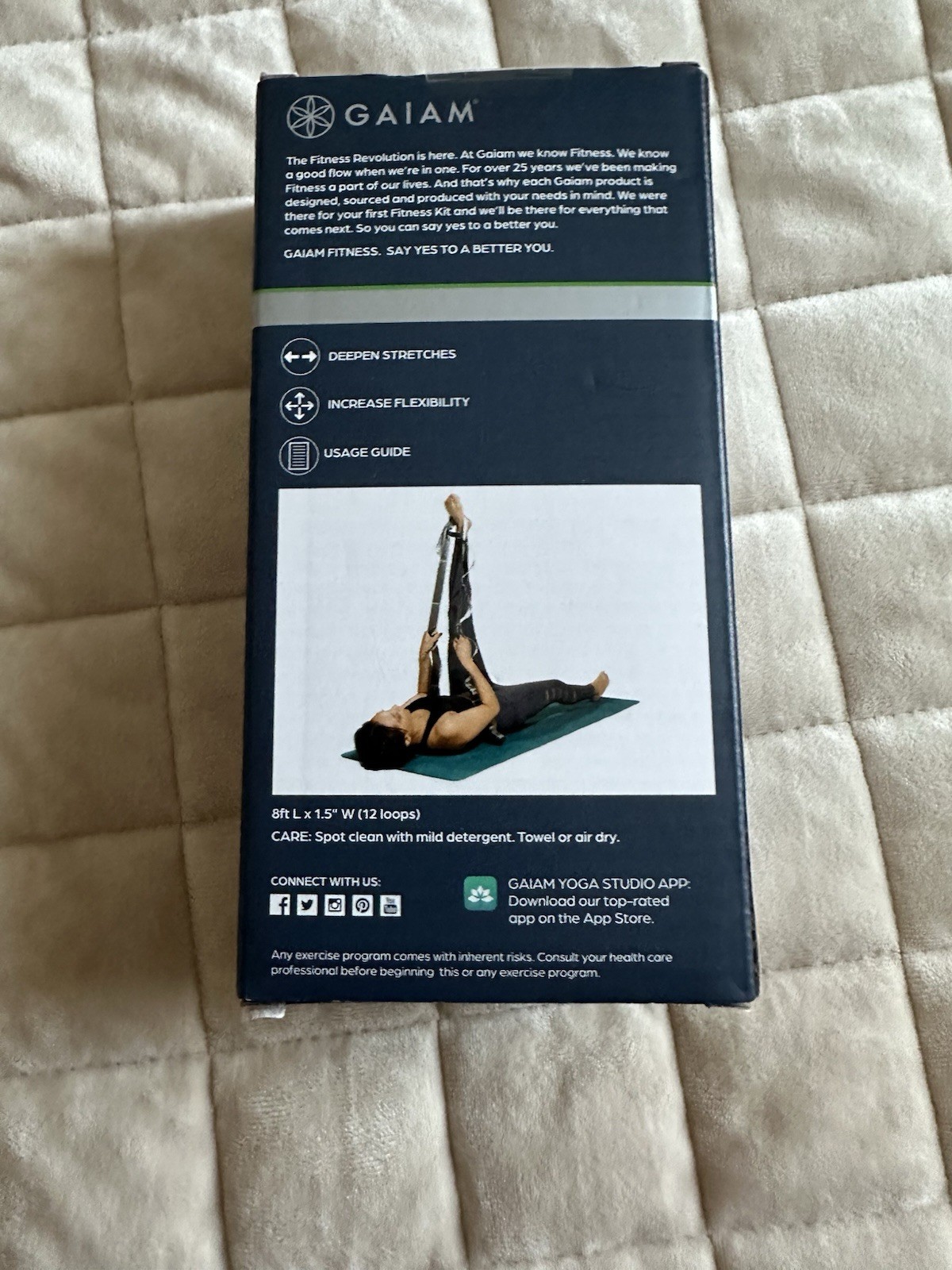 Gaiam Multi-Grip Stretch Strap 8ft.