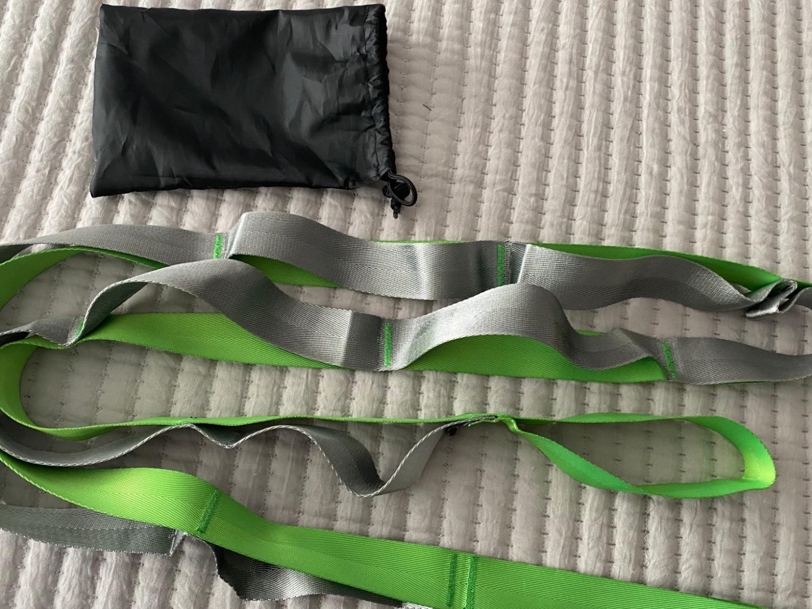 Versatile Yoga Stretch Strap – 12 Loops for Total Body Flexibility & Strength