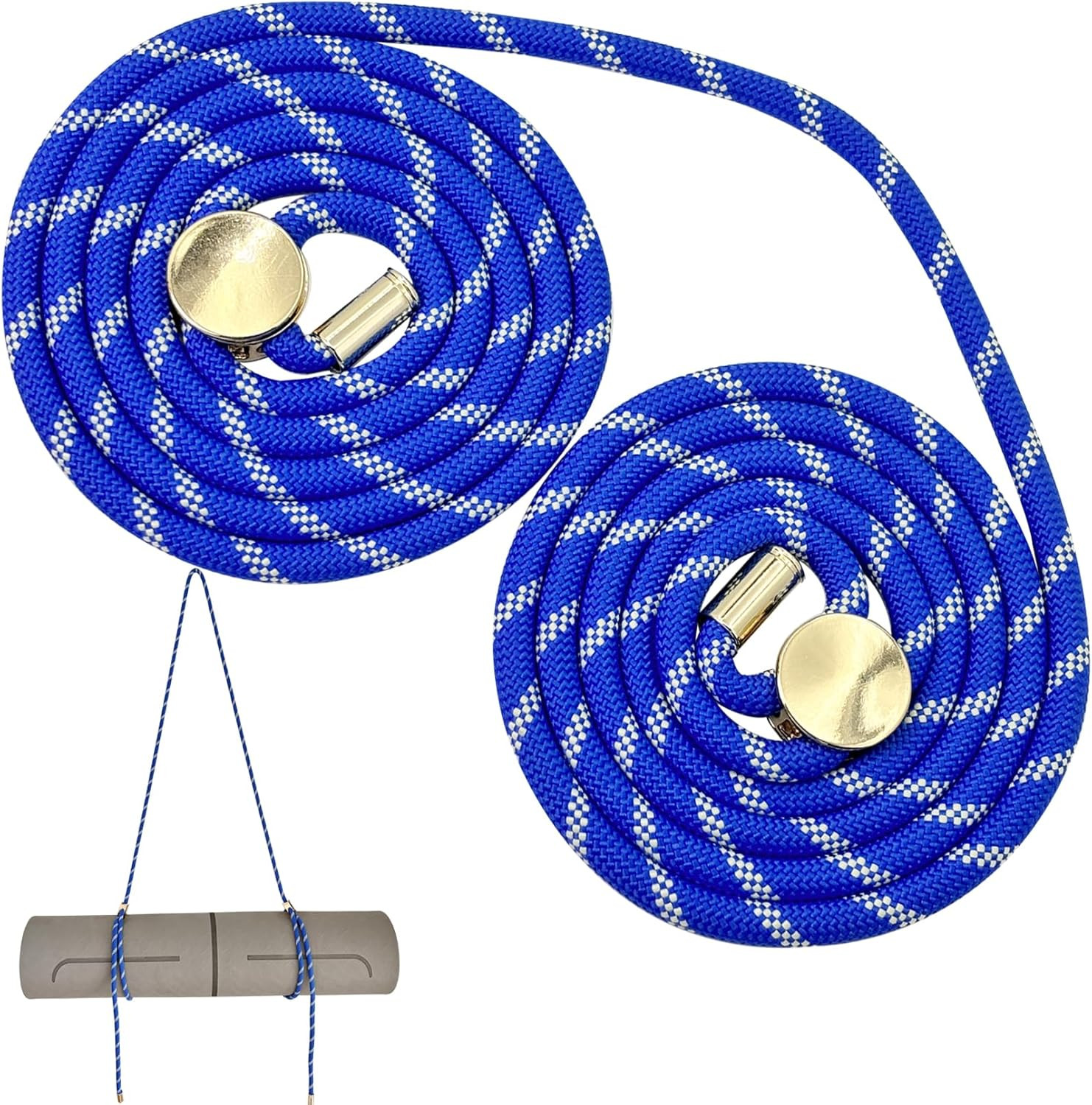 Yoga Mat Strap – 8MM Adjustable Paracord Carrier for Carrying Yoga Mats, Camping
