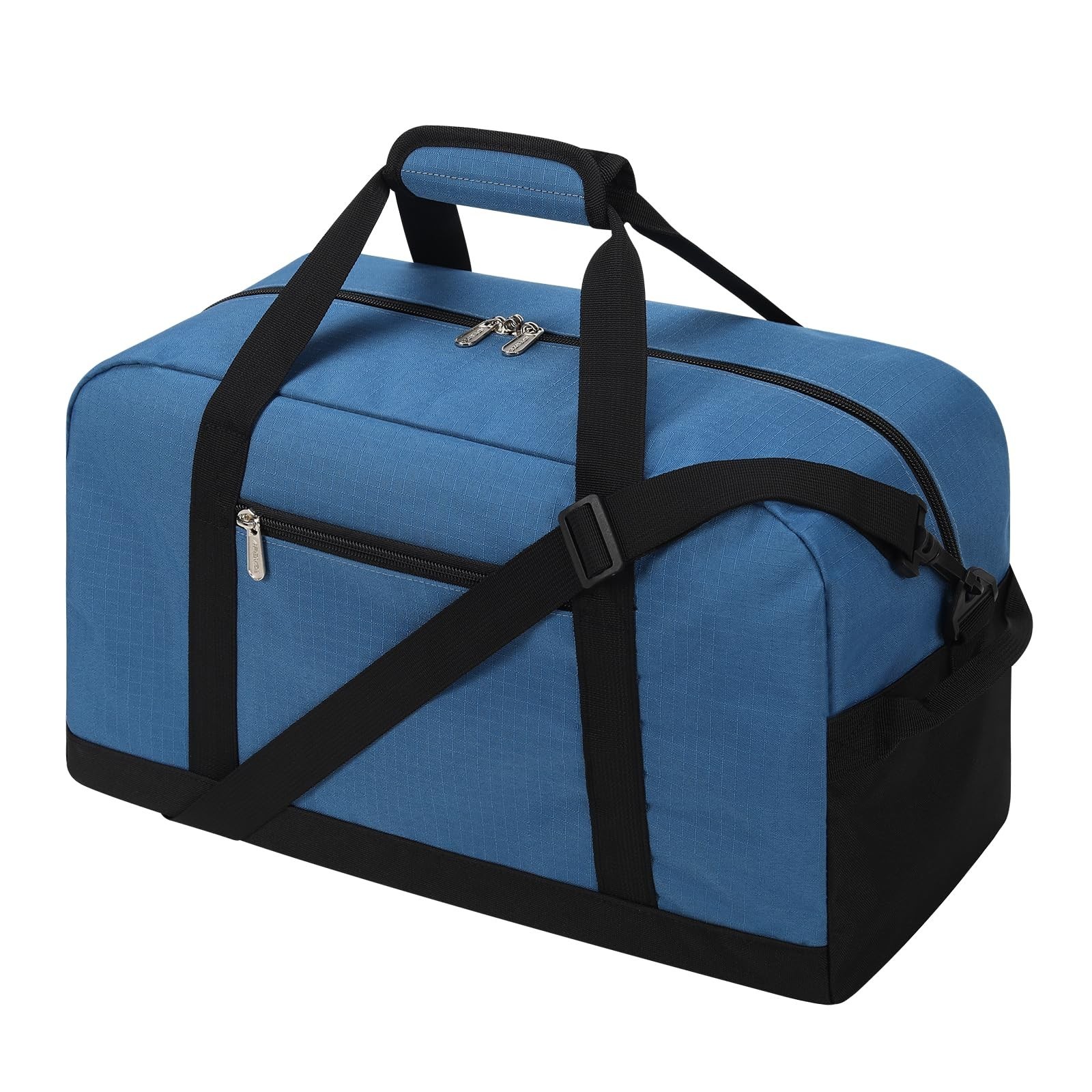 Apenze Small Gym Bag 18 inch Carry On Duffel Bag for Weekender Travel – Blue