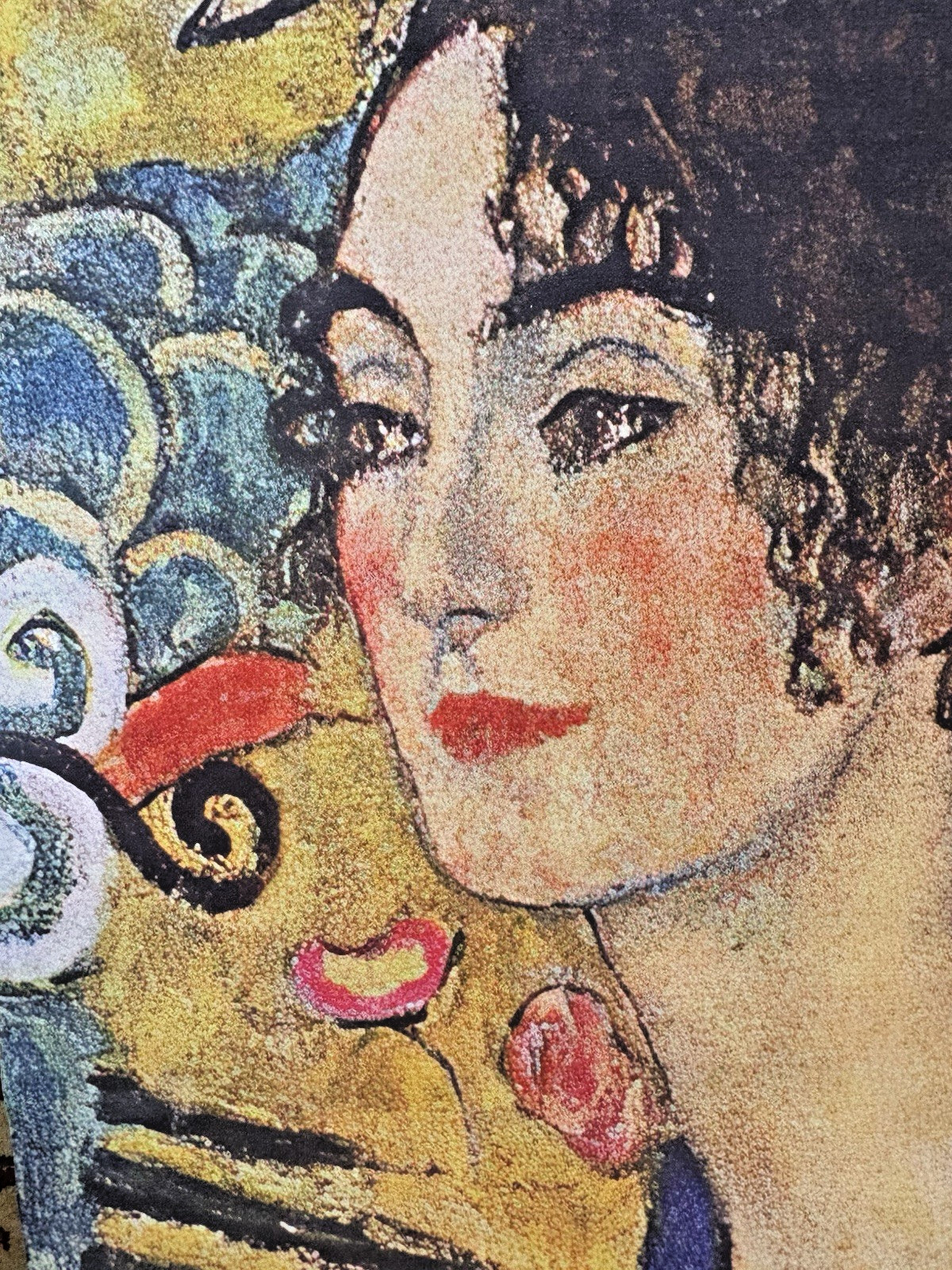 Gustav Klimt Yoga Mat Lady with Fan 24 x 71 Brand New Immersive Experience Merch