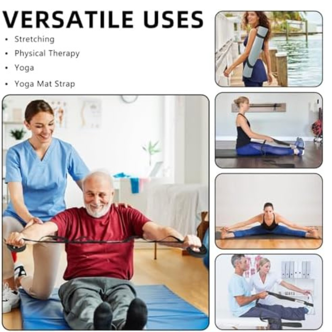 Stretching Strap Yoga Strap for Physical Therapy Stretch Out Straps for Home ..