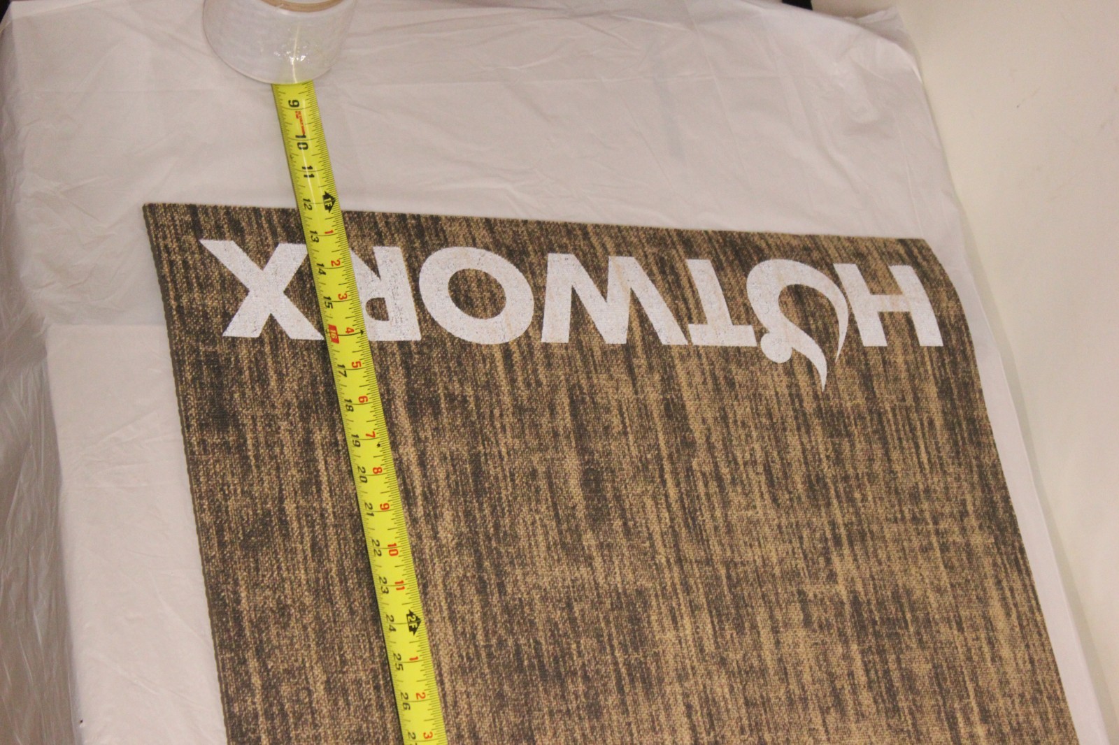 Hotworx Exercise Yoga Mat 72&Prime; x 24&Prime; Non-Slip Textured Hemp Fiber Gym Workout E1