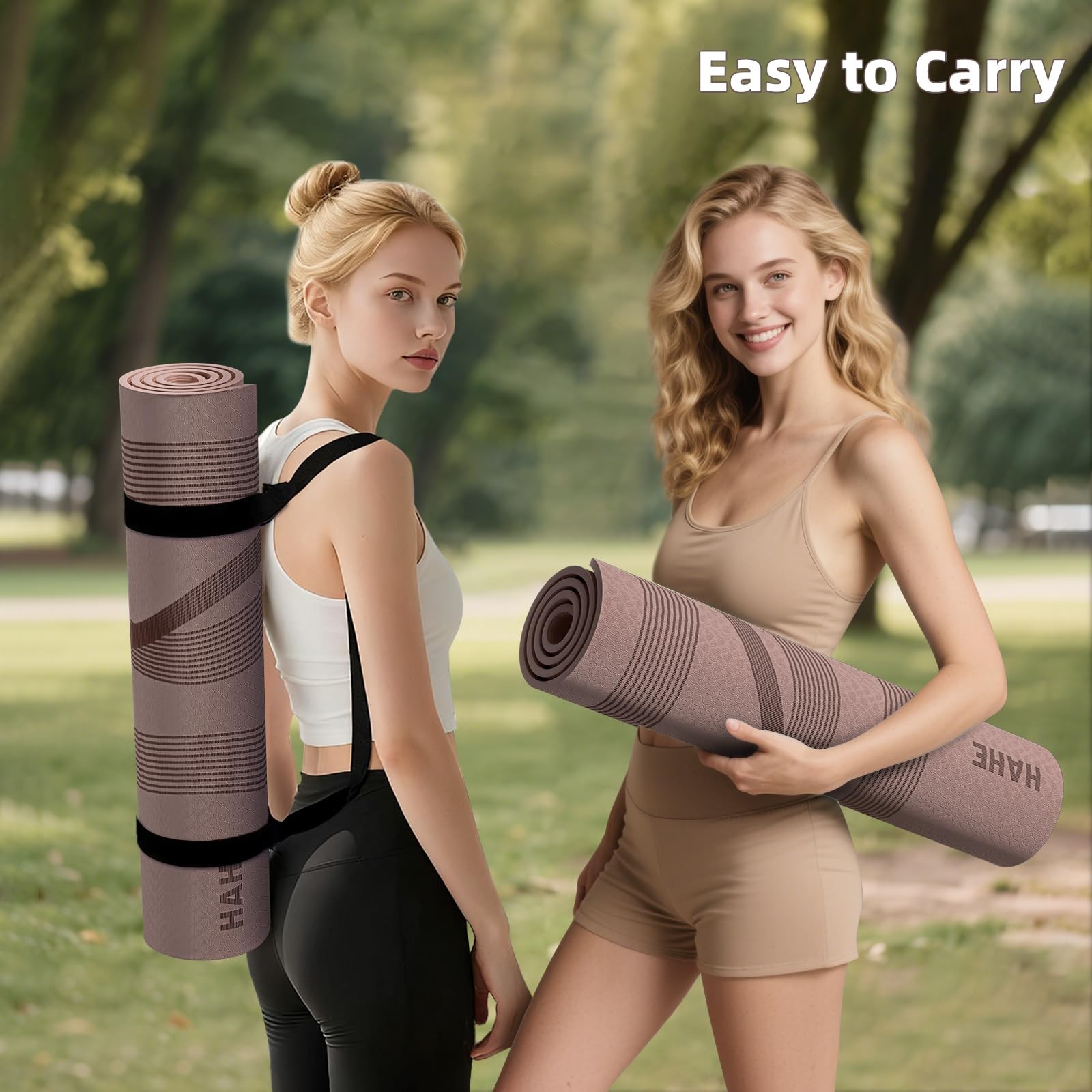 Yoga Mat High Density Exercise Mat, 76&Prime;x32&Prime;x0.27&Prime;Thick Wide & Large Yoga Mat
