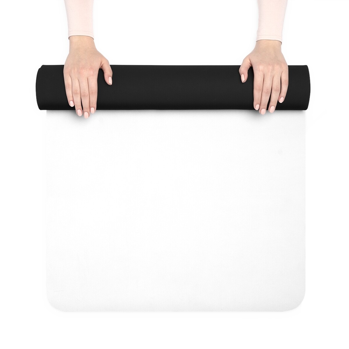 Custom Printed Yoga Mat with Anti-Slip Rubber Bottom for Stability and Comfort,