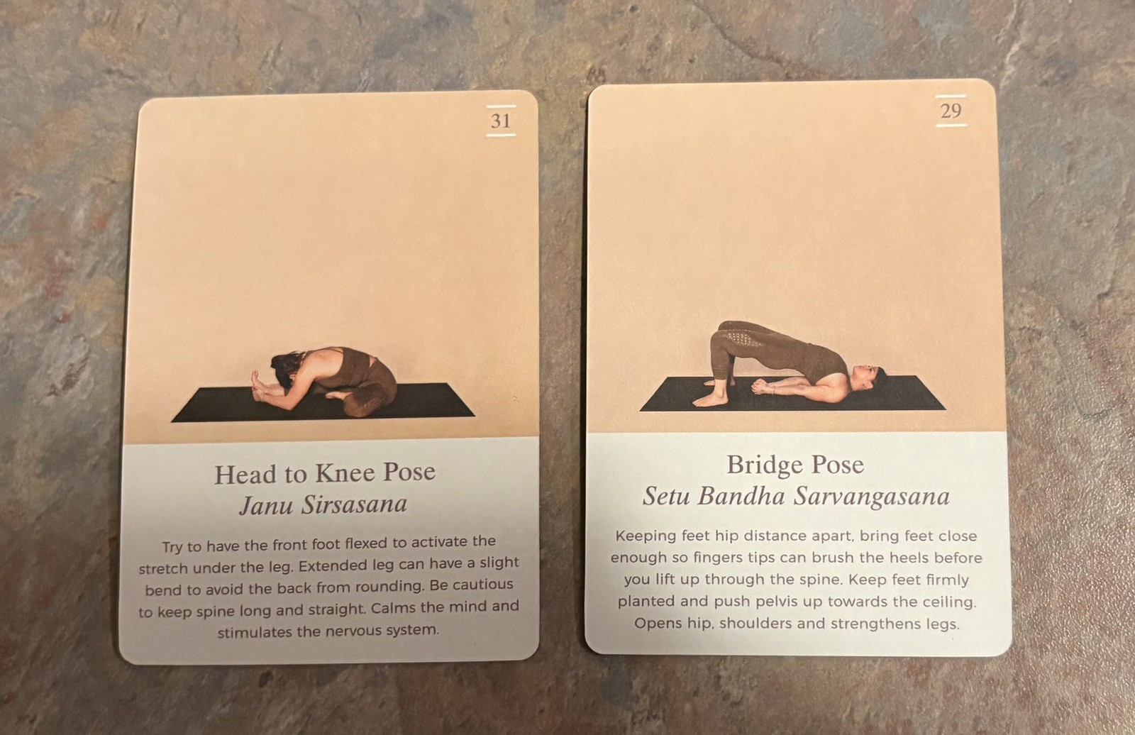 Yoga Deck 52 Yoga Poses Instructional Cards Beginners Luckies Calm Club Relax
