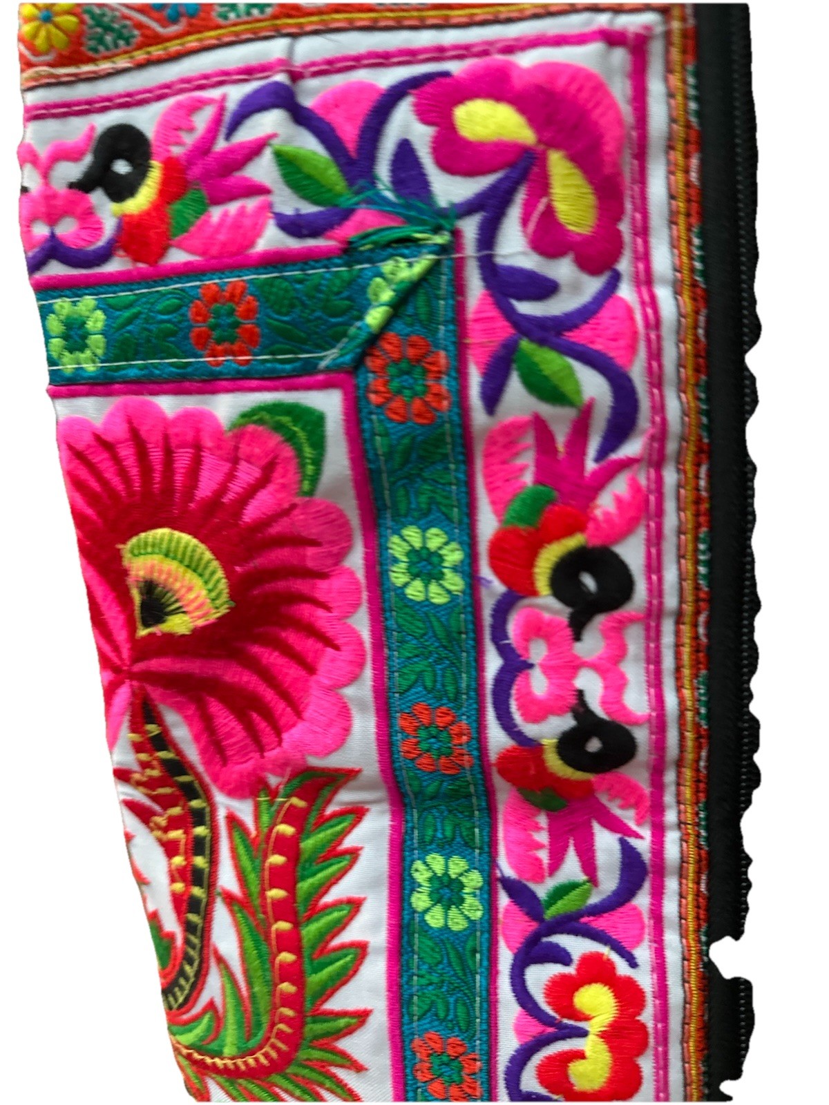 Yoga Mat Dogma Tapestry Embroidery Carrier Bag Colorful Adjustable BNWOT Nice