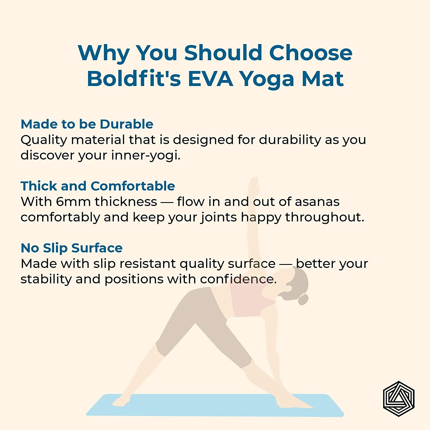 Yoga Mat for Men & Women with Carry Strap, EVA Material 5 Color Option -FreeShip