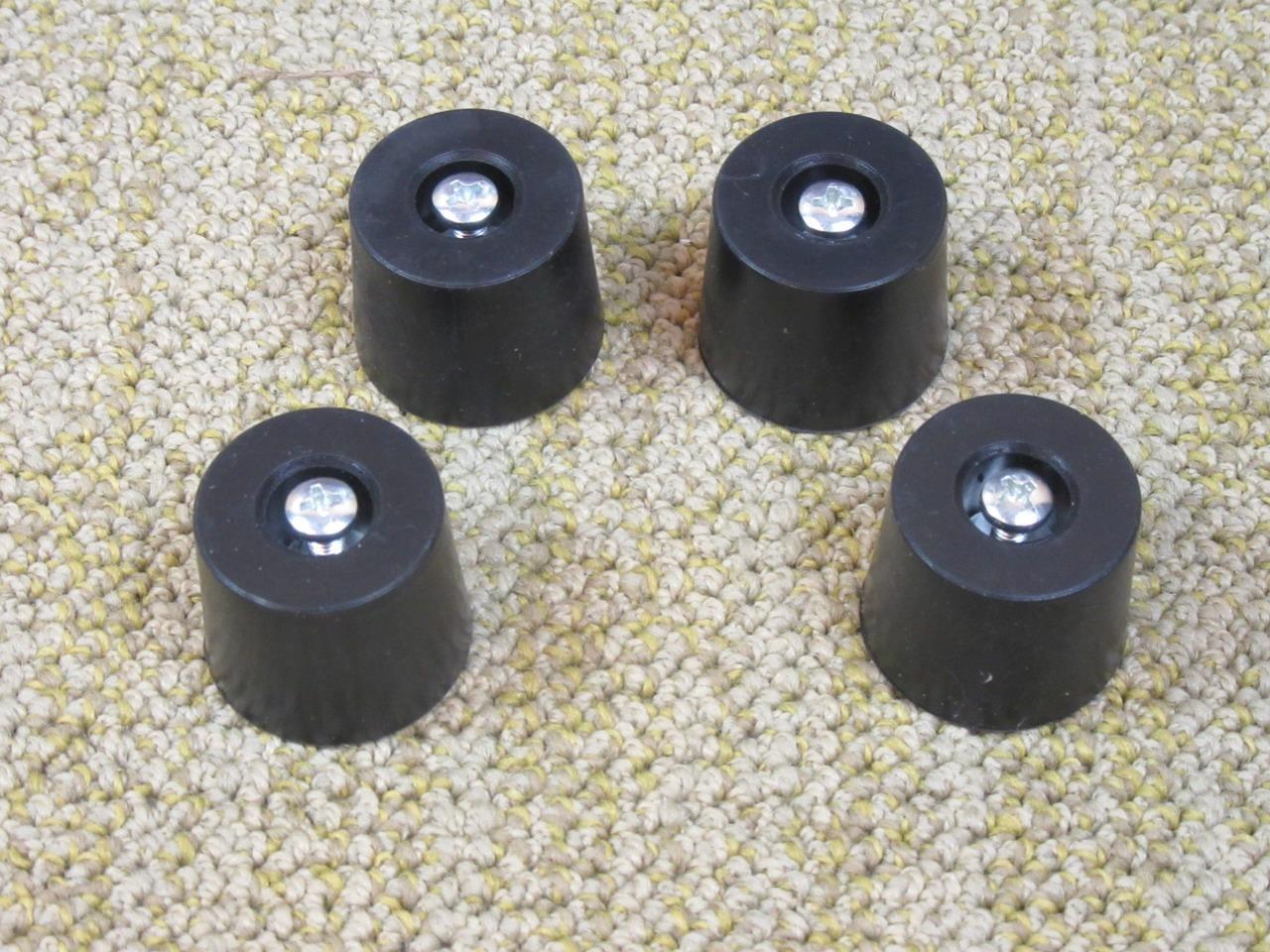 *BRAND NEW* AEROPILATES STAMINA RUBBER FEET 1&Prime; TALL (SET of 4) ~ READY TO SHIP