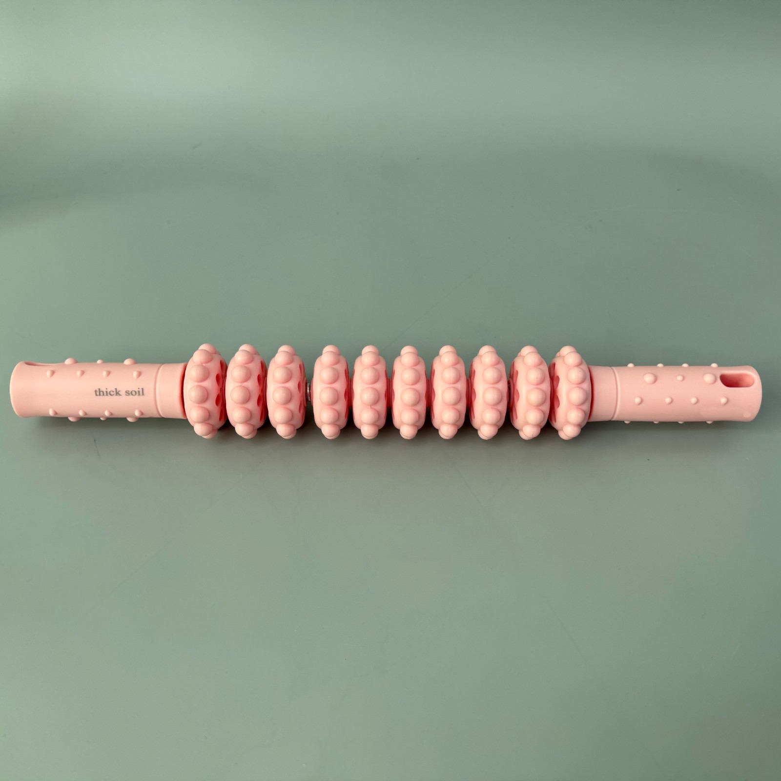 thick soil Massage Sticks, Manual Massage Stick with Multi-Wheel Roller Balls