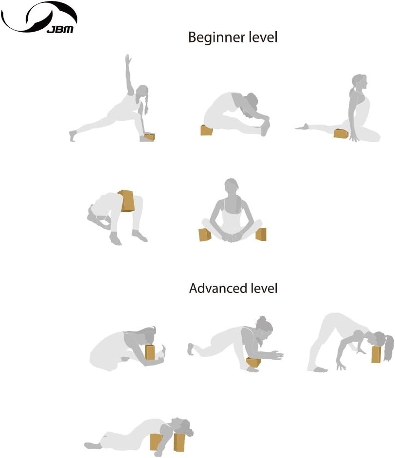 Durable Yoga Blocks 2 Pack with Strap – Perfect for Meditation & All Yoga Styles