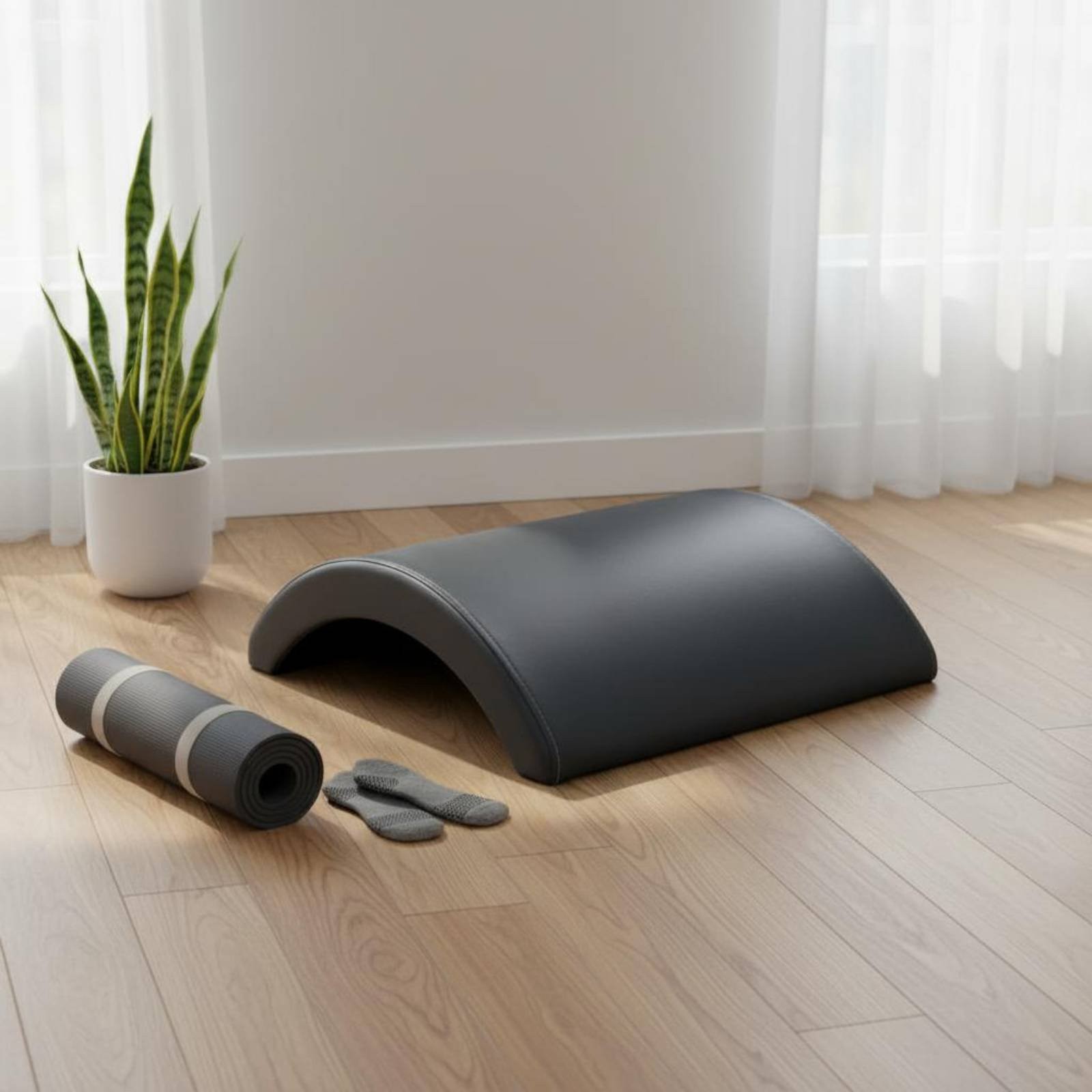 Pilates Arched Barrel Portable Arched Barrel Soft Leather