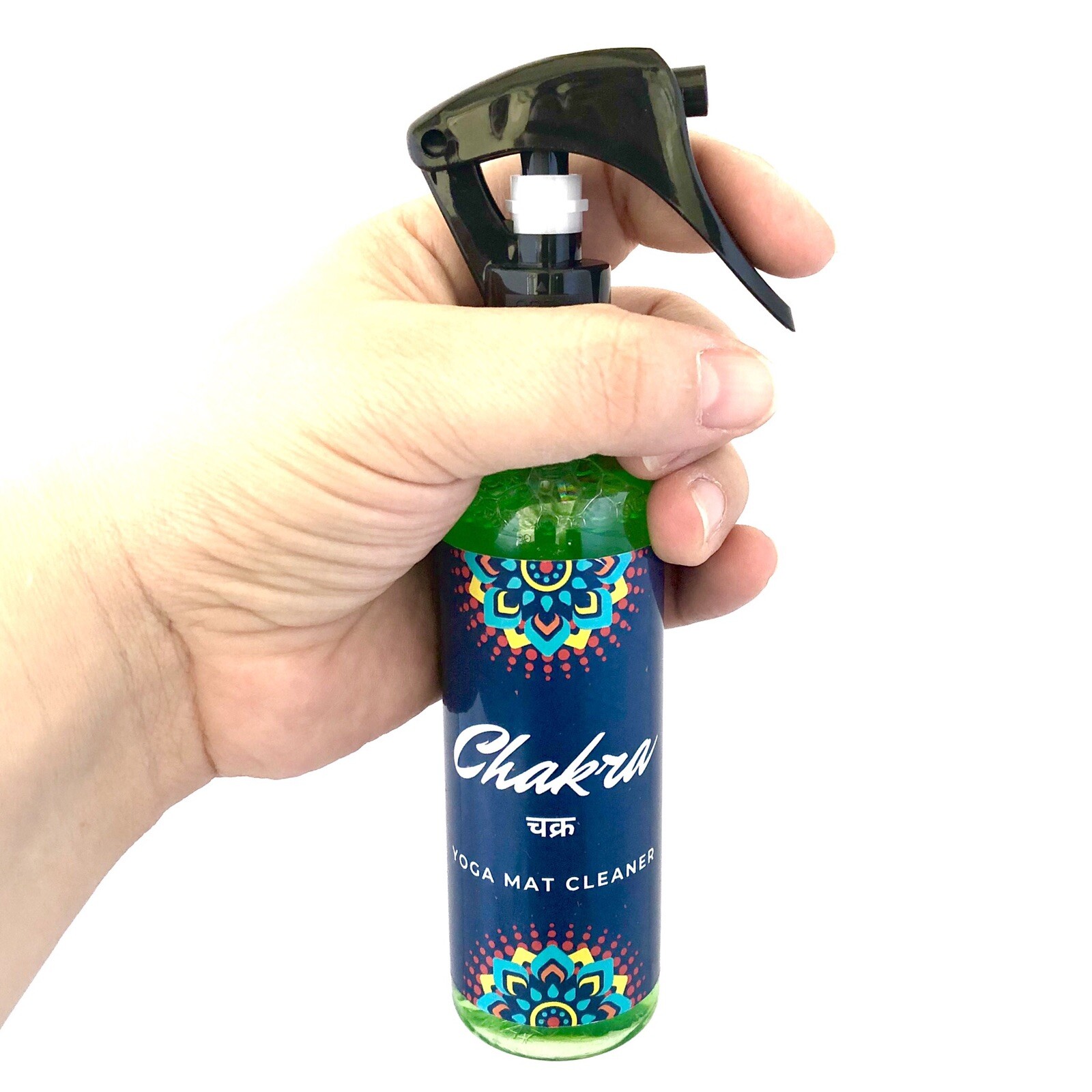 Chakra Yoga Mat Cleaner, Natural Product with Essential Oils 90mL Spray Bottle