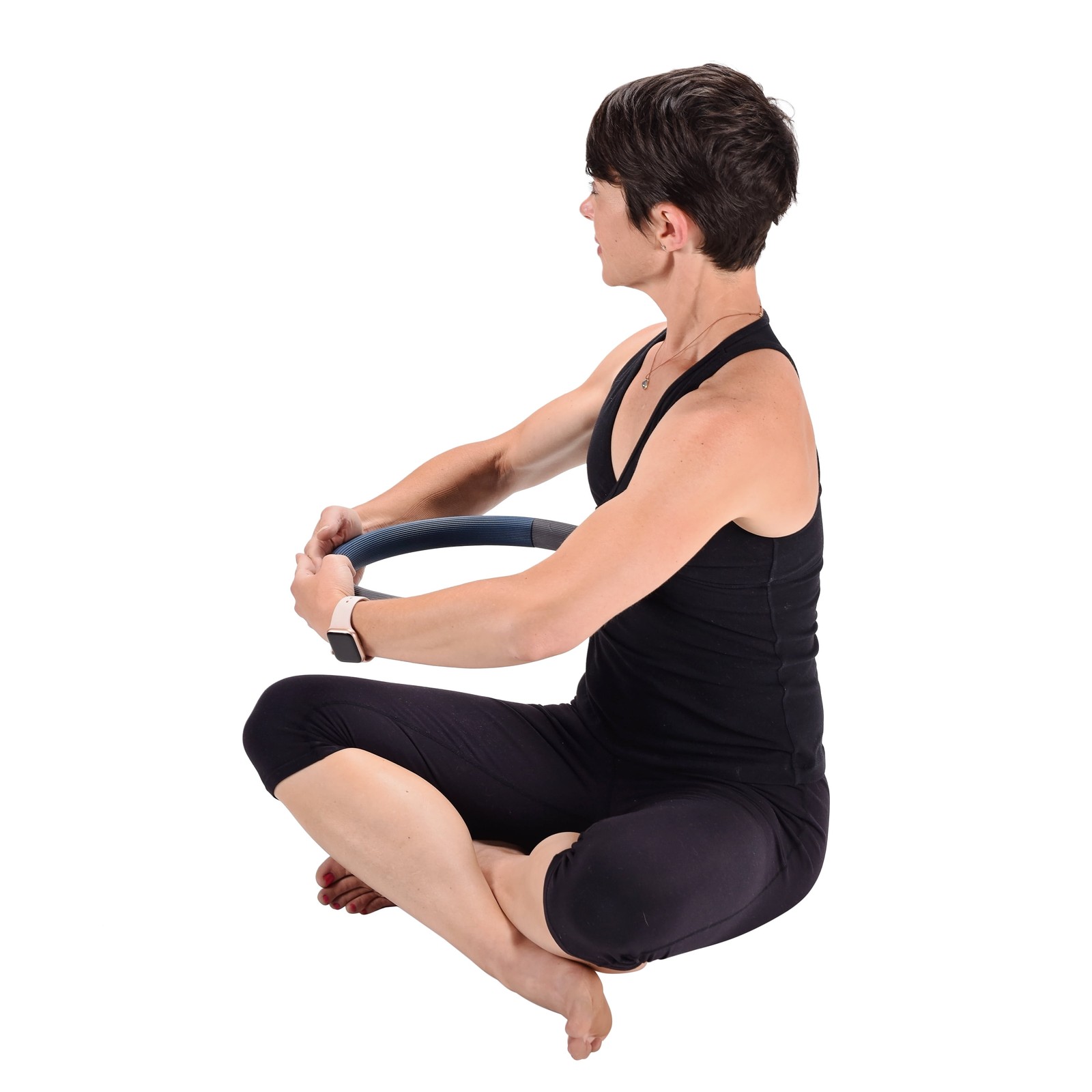 Pilates Magic Circle, 12&Prime; Diameter, 0.75 lbs, Blue