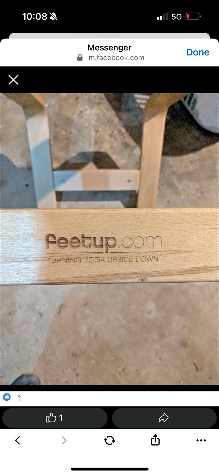 Feetup Yoga Headstand Bench’s Used In Good Condition