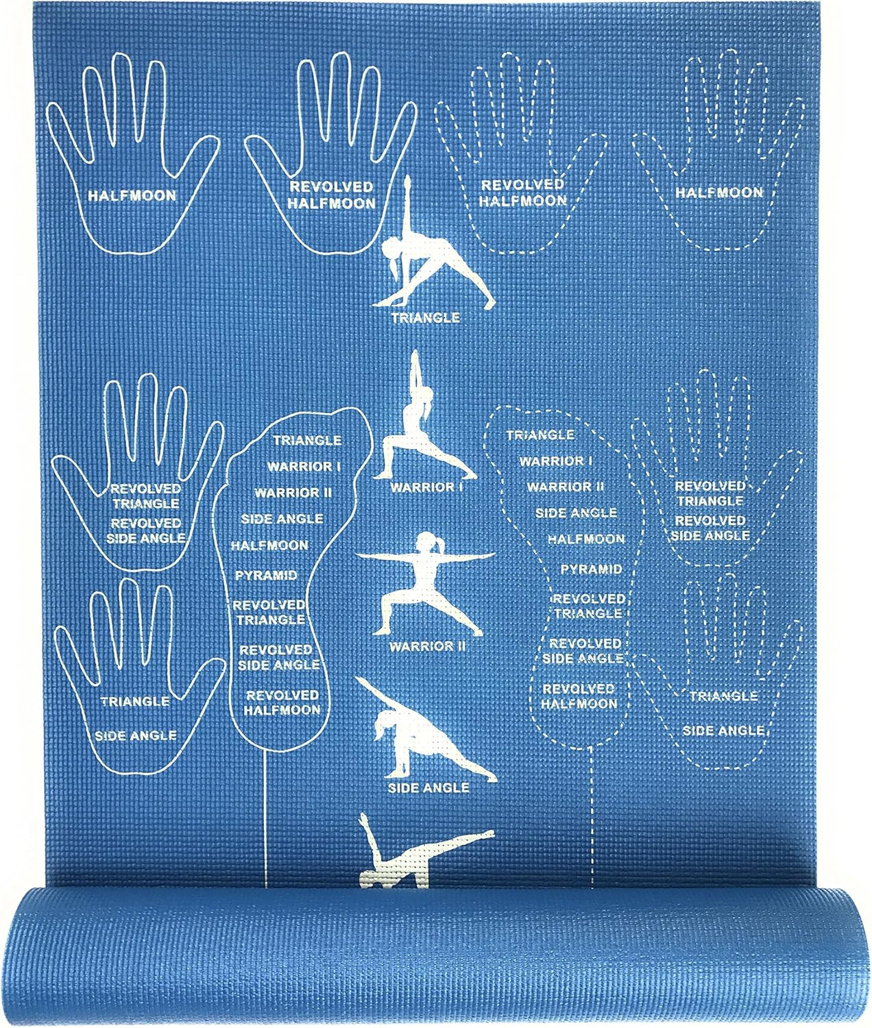 Instructional Yoga Mat/Educational Yoga Mat (Best Yoga Mat for Beginners Extra T
