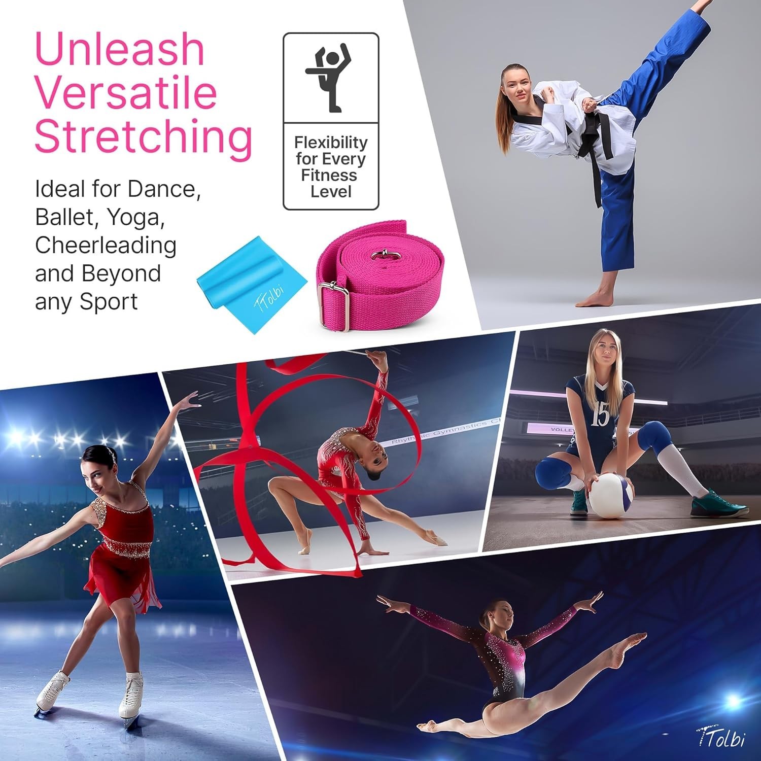 Ultimate Flexibility Kit: Leg Stretcher & Resistance Band for All Skill Levels