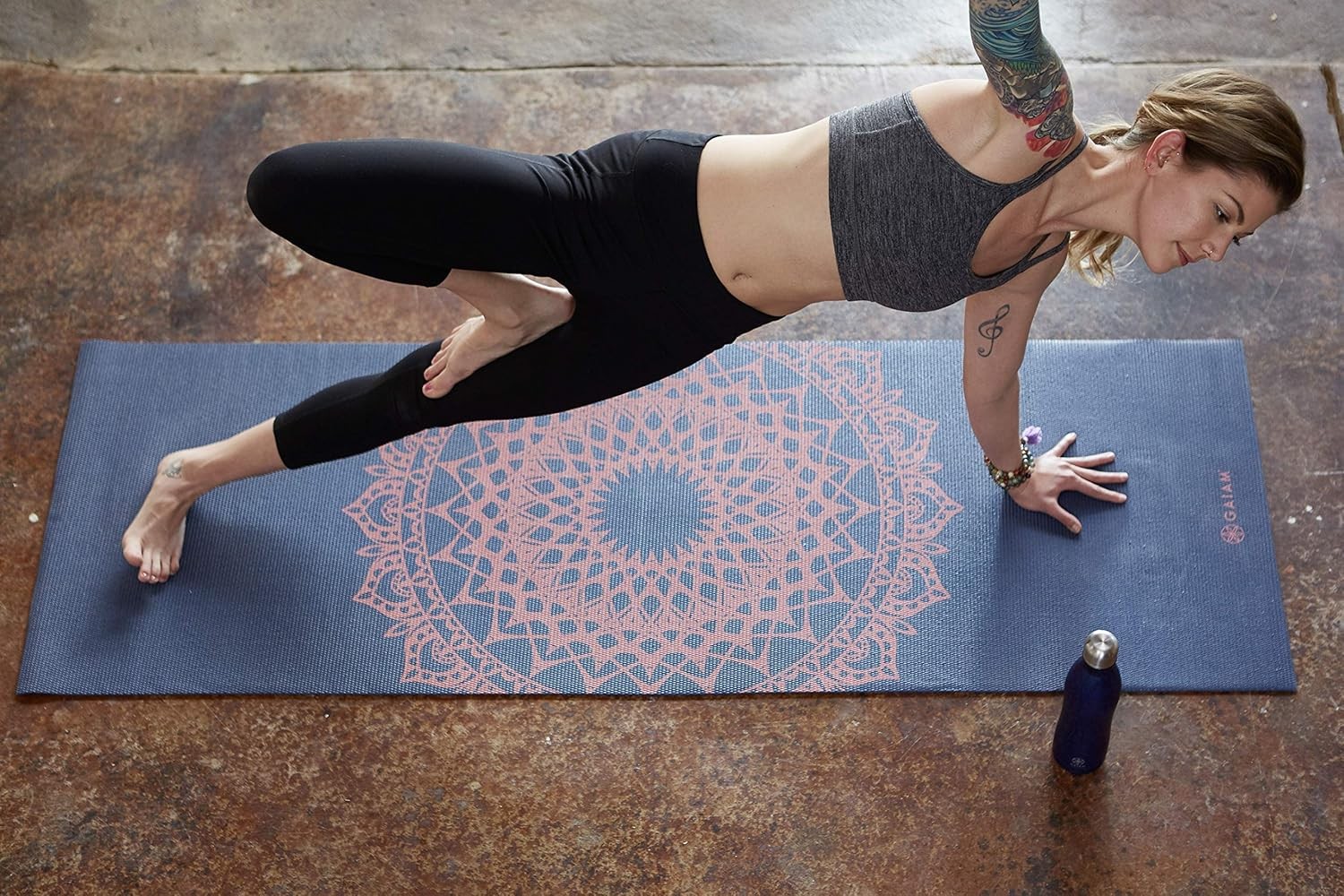 Yoga Mat NonSlip Exercise&Fitness Mat, All Types of Yoga, Pilates&Floor Exercise
