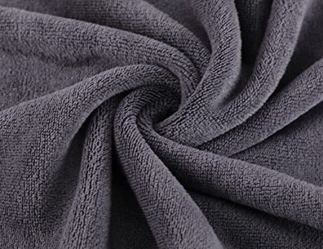 Microfiber Gym Towels Bigger Size Super Soft 3P-15×31 inches Grey+blue+purple