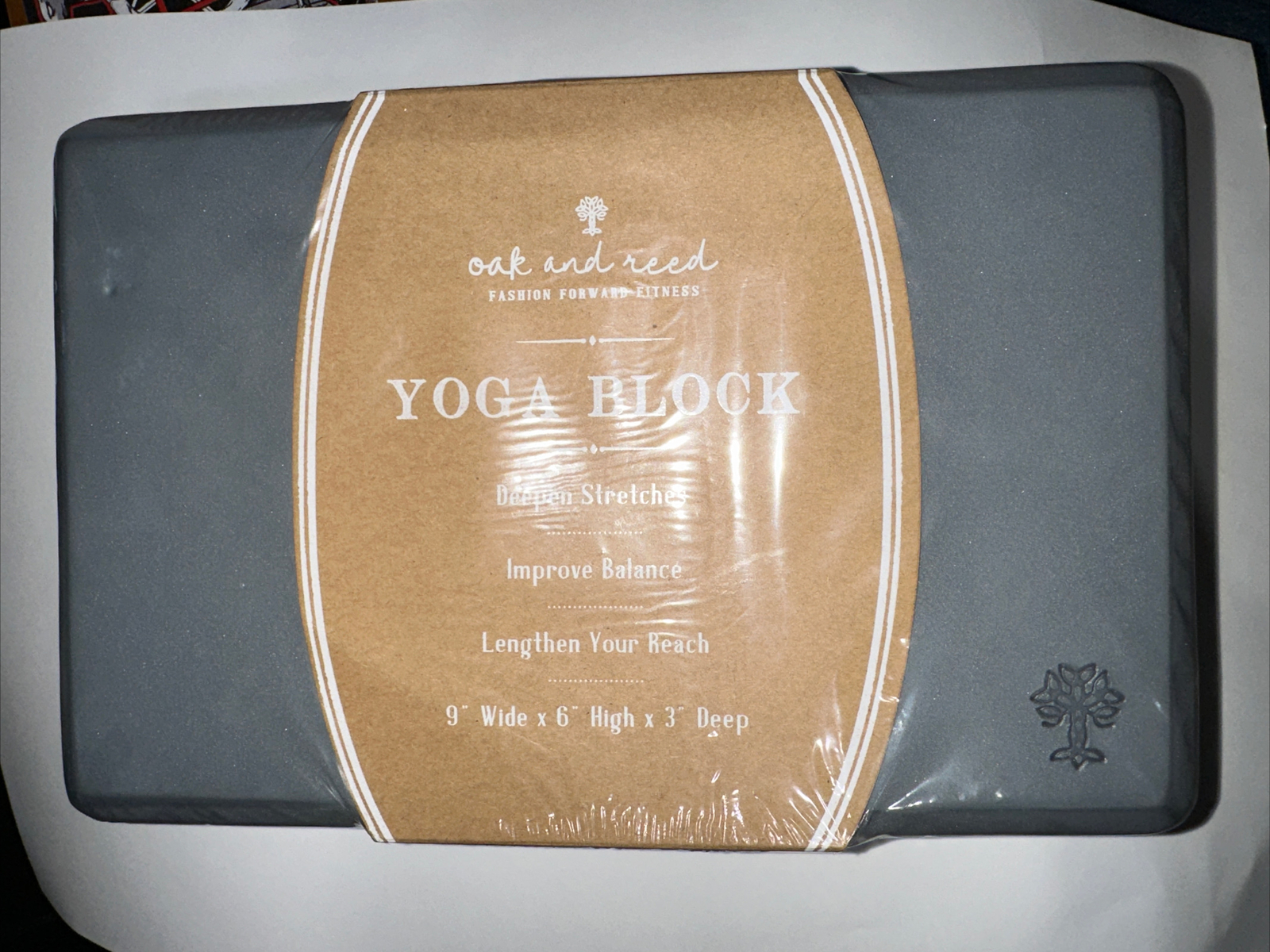 Oak And Reed Neoprene Yoga Mat Bag And Yoga Block