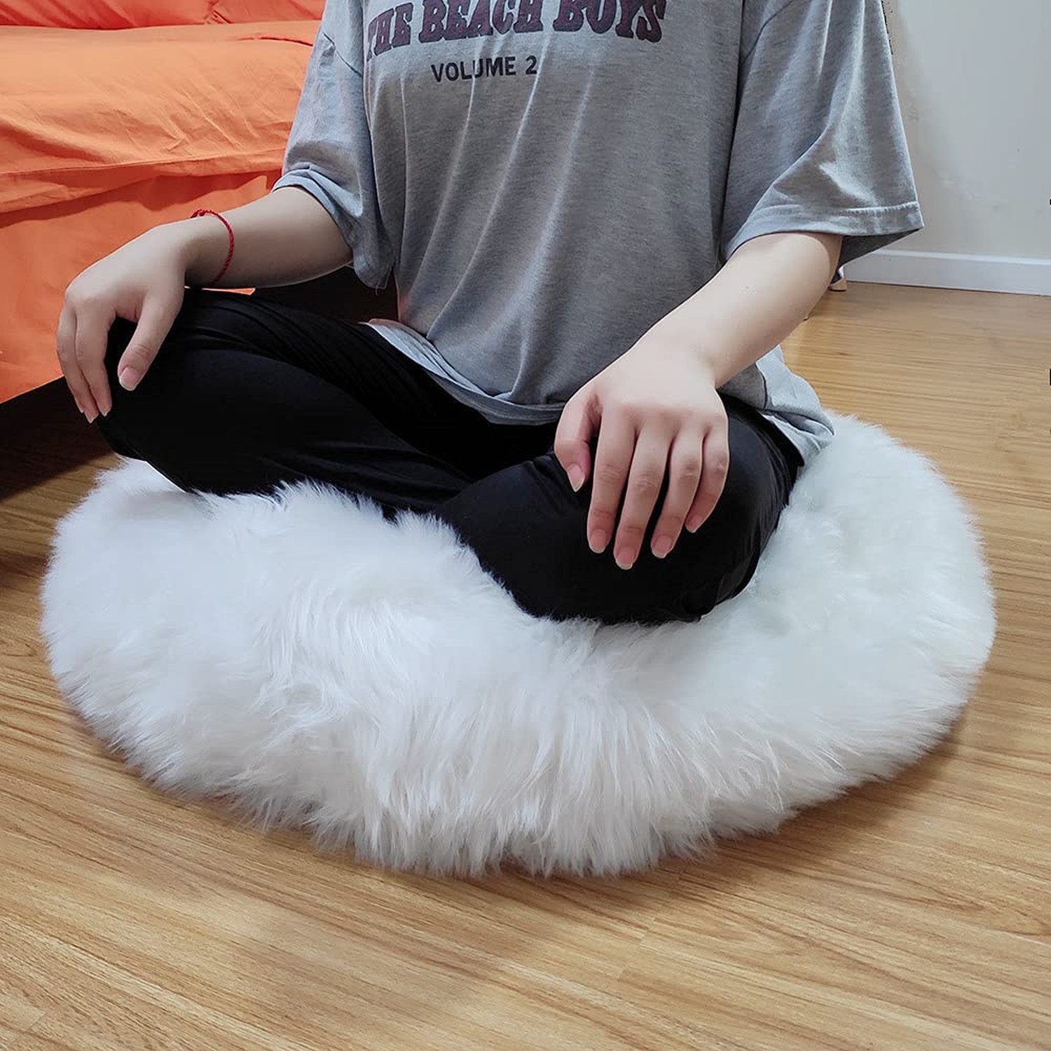 Asuprui Unstuffed Floor Pillow Meditation Cushion No Filler Large Floor Cushi…