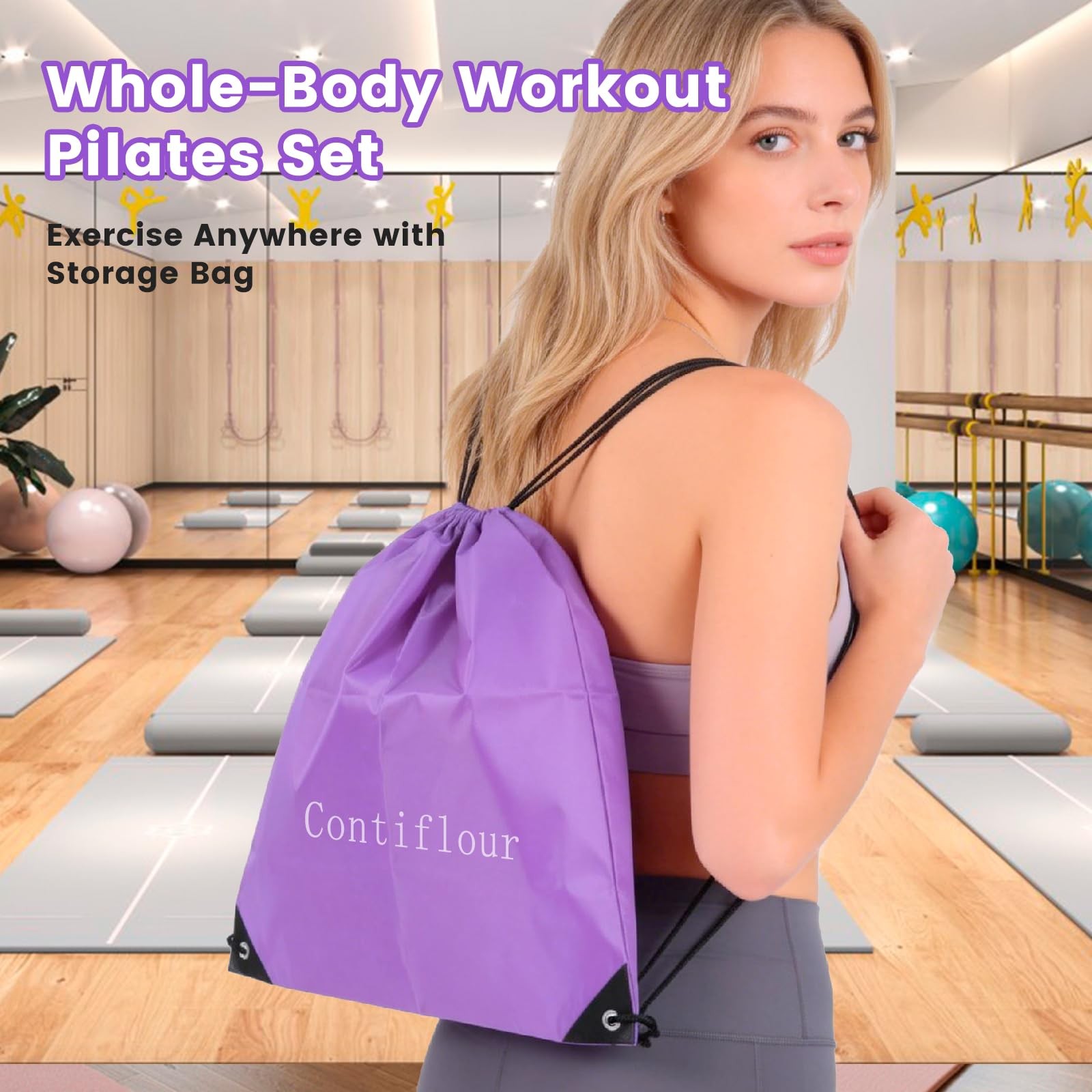 Pilates Kit for ome Workouts,13&Prime; Anti-Deformation Premium Circle,9.84&Prime; Pilate…