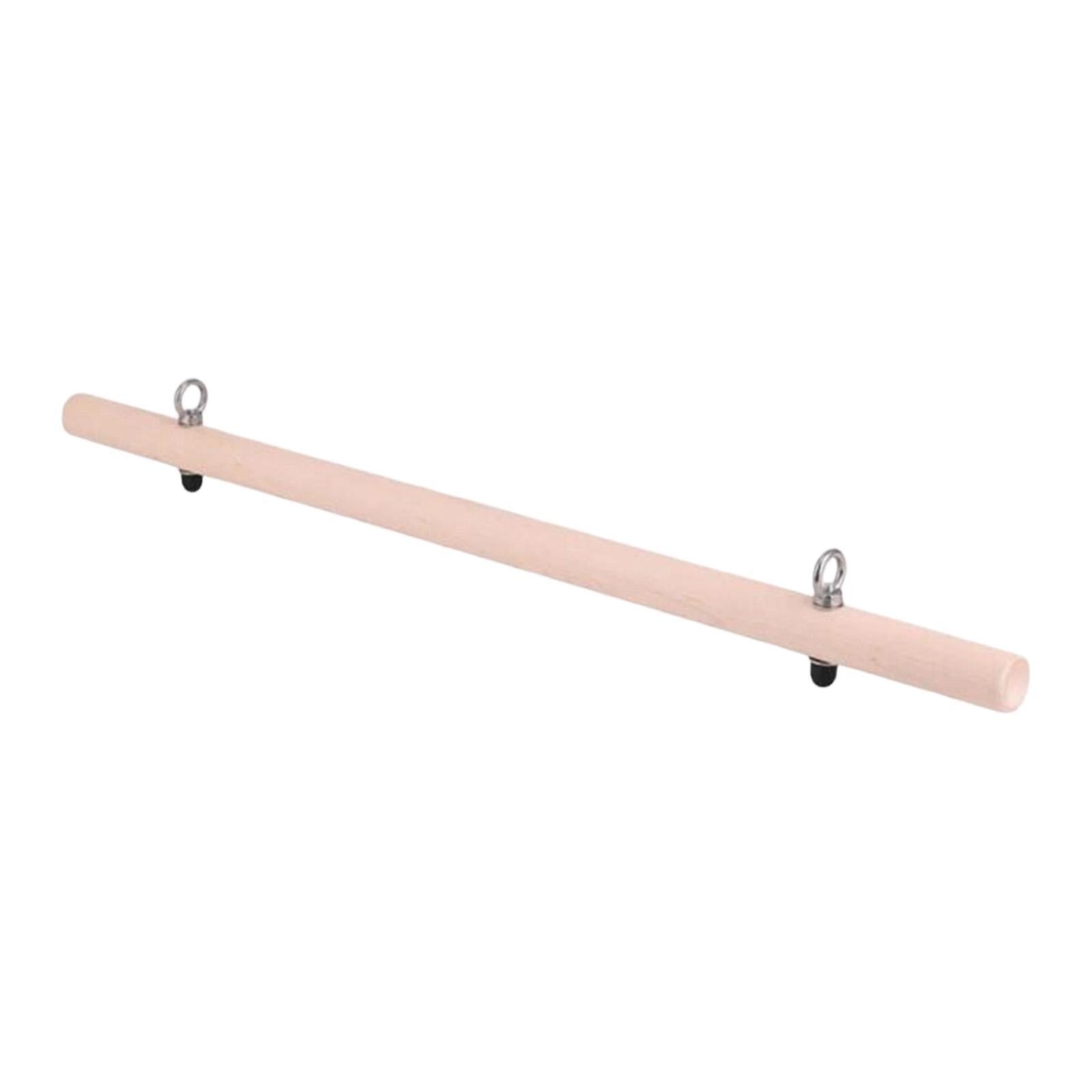 Pilates Roll Down Bar Resistance Bar Portable Attachment with Hooks for Strength
