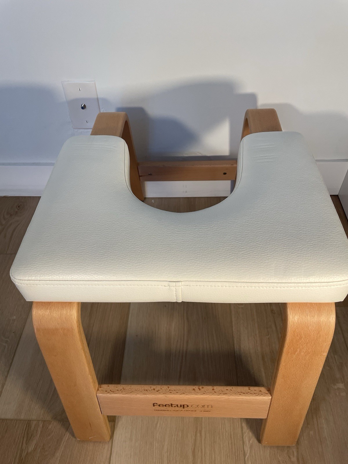 FeetUp Feet Up Yoga Inversion Trainer Headstand Bench Chair Padded White