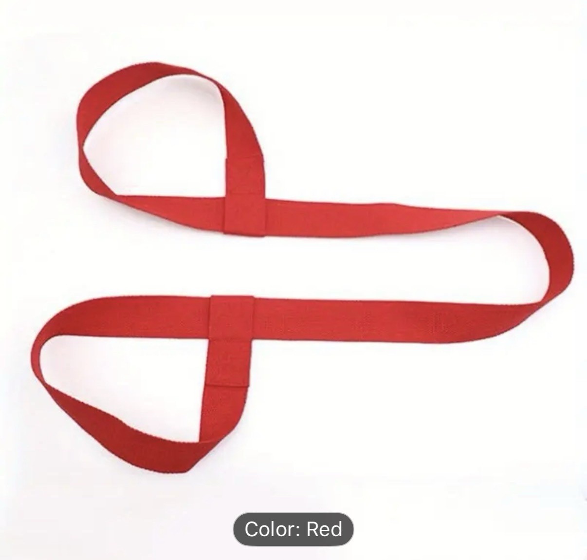 Adjustable Yoga Mat Strap Red