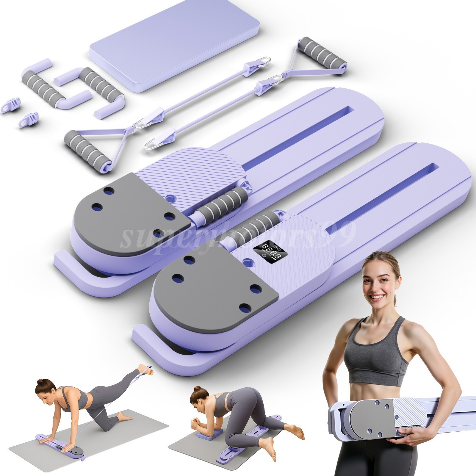 Multi-Purpose Foldable Pilates Reformer Board for Men,Women’s Home Fitness New