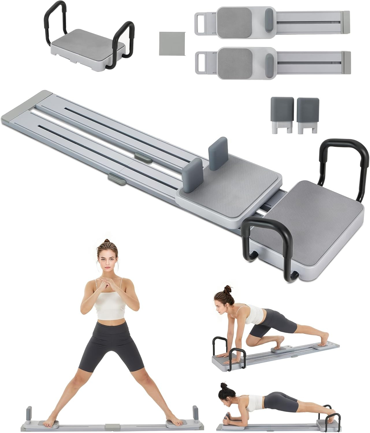 Pilates Board, 8-In-1 Pilates Equipment, Multifunctional Pilates Reformer Ab Mac