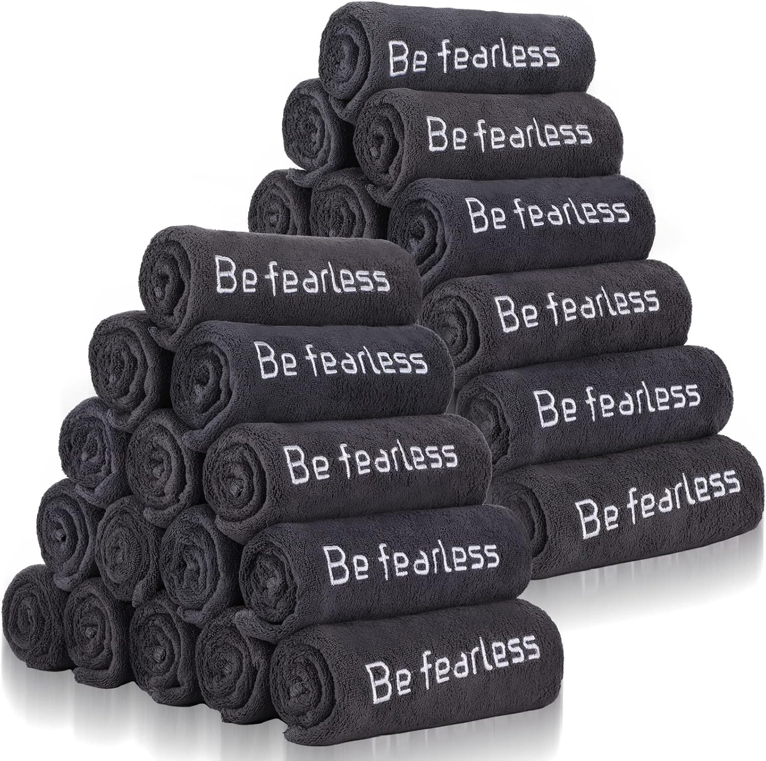 36 Pcs Microfiber Gym Towels for Exercise Fitness Bulk 32 X 16 Inch Soft Quick-D