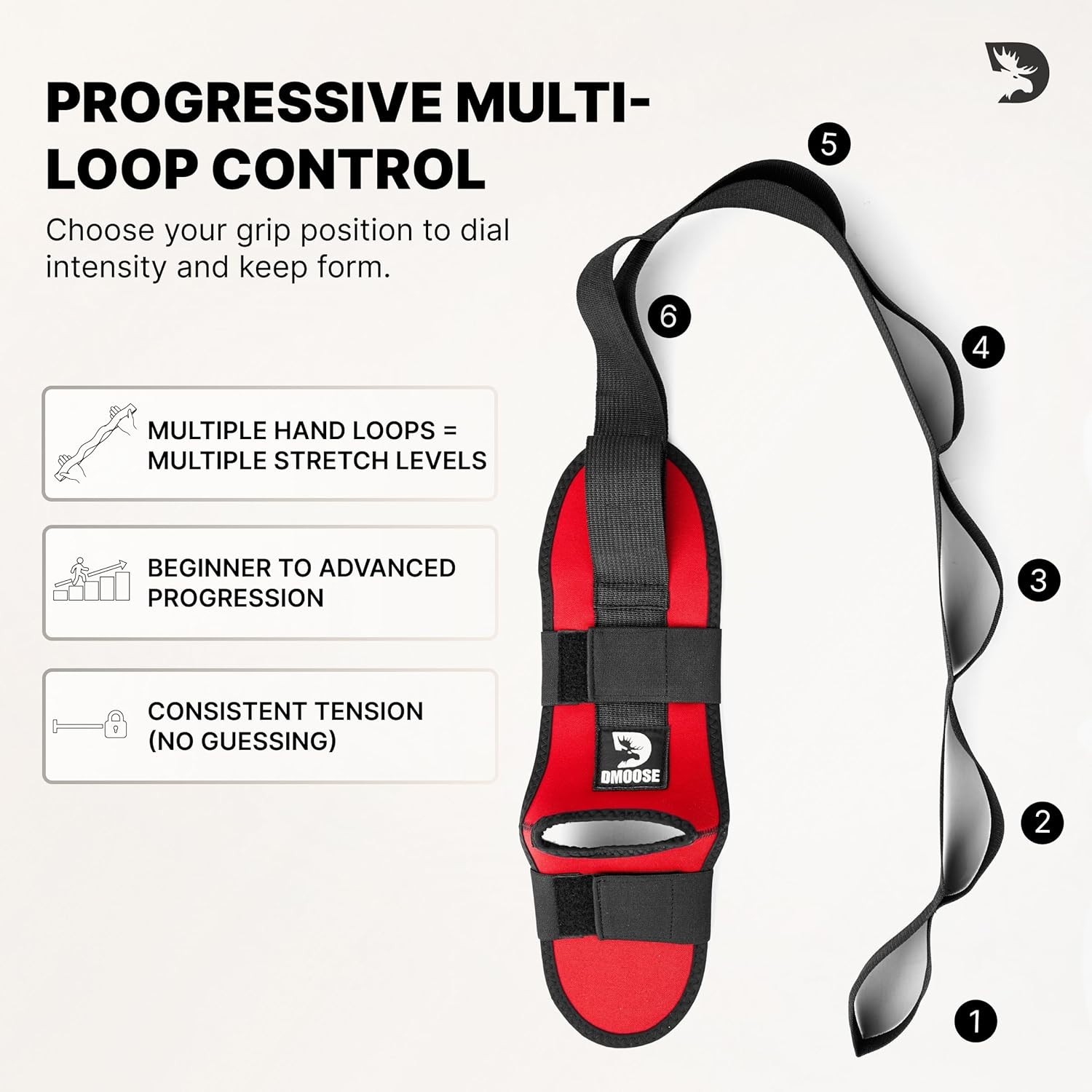 Leg Stretcher Neoprene Padded for Achilles Tendonitis Pain Recovery Yoga Support