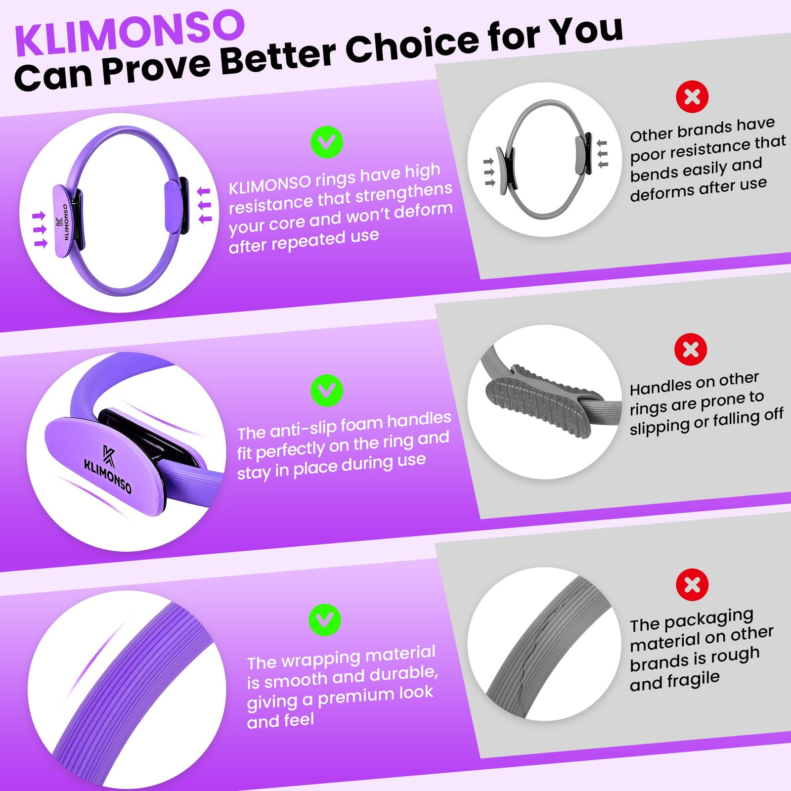 Pilates Ring Set for Home Workout -14 inch Fitness Ring with Ball, Resistance…