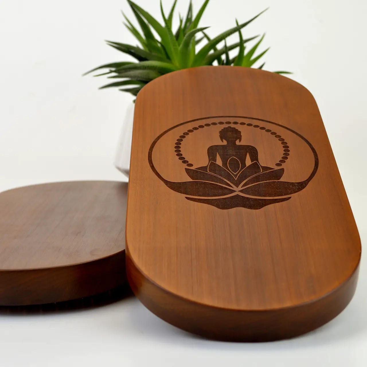 Sadhu Board « Lotus » with Thermal Ash Copper Nails 10 mm/0.4 inch