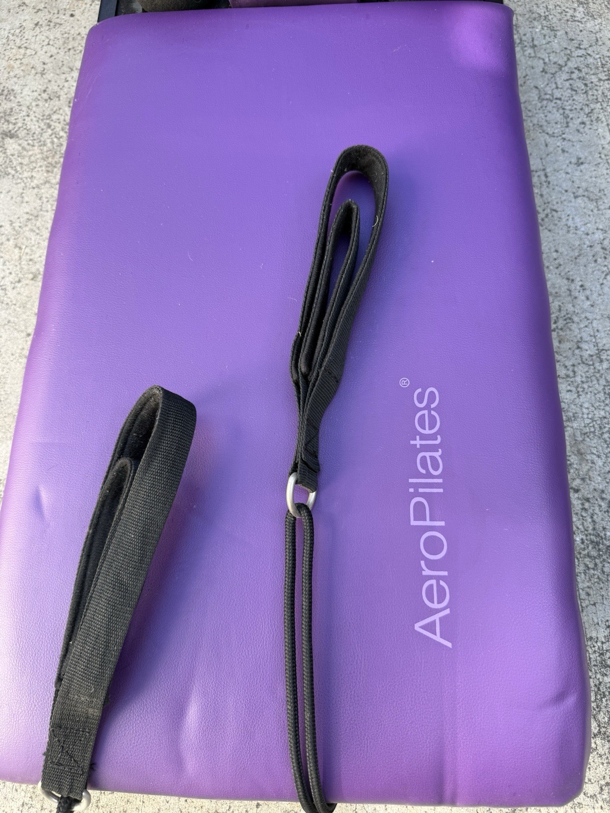 AeroPilates Purple Pilates Reformer with Rebounder and Foam Pad