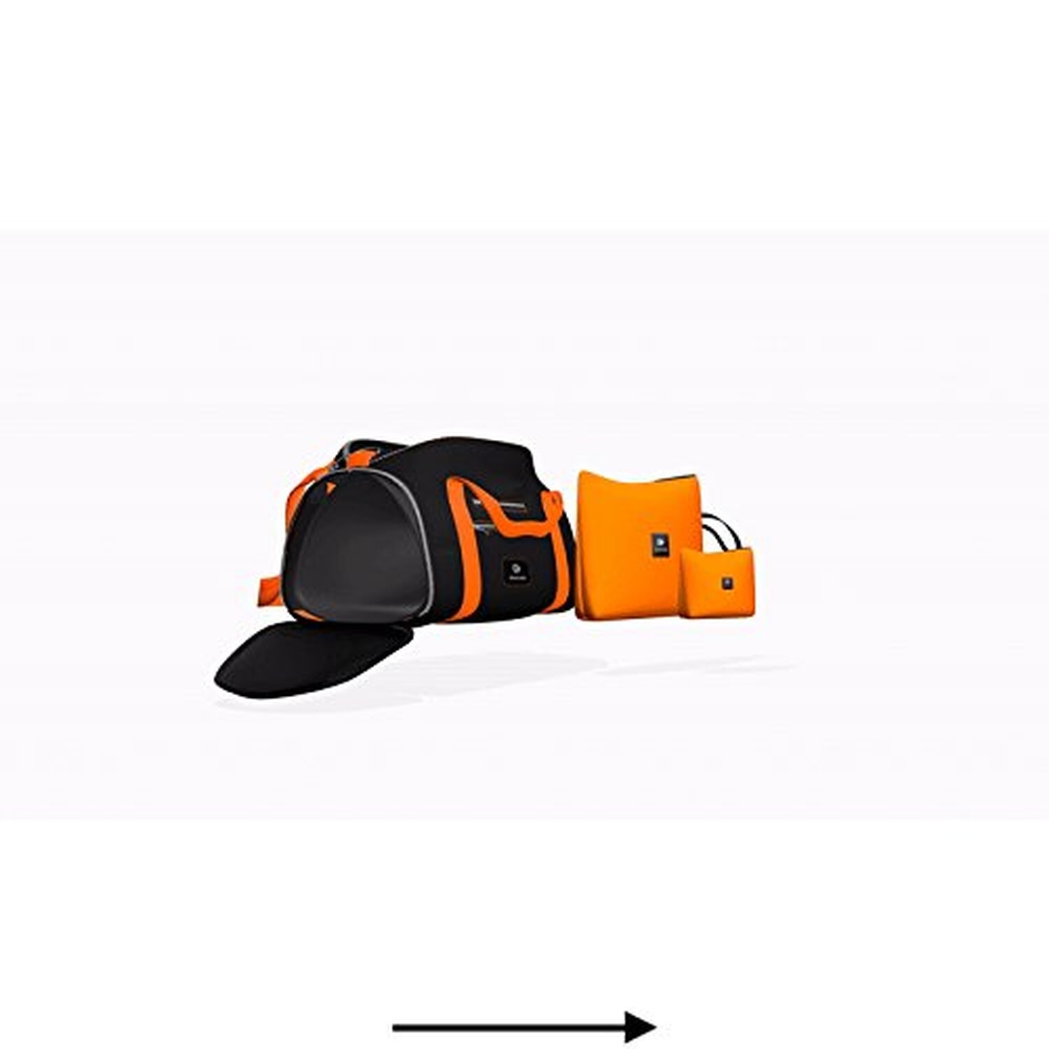 M Orange Mud Modular Gear and Gym Bag for Cyclist, Runners, Yoga, and General…